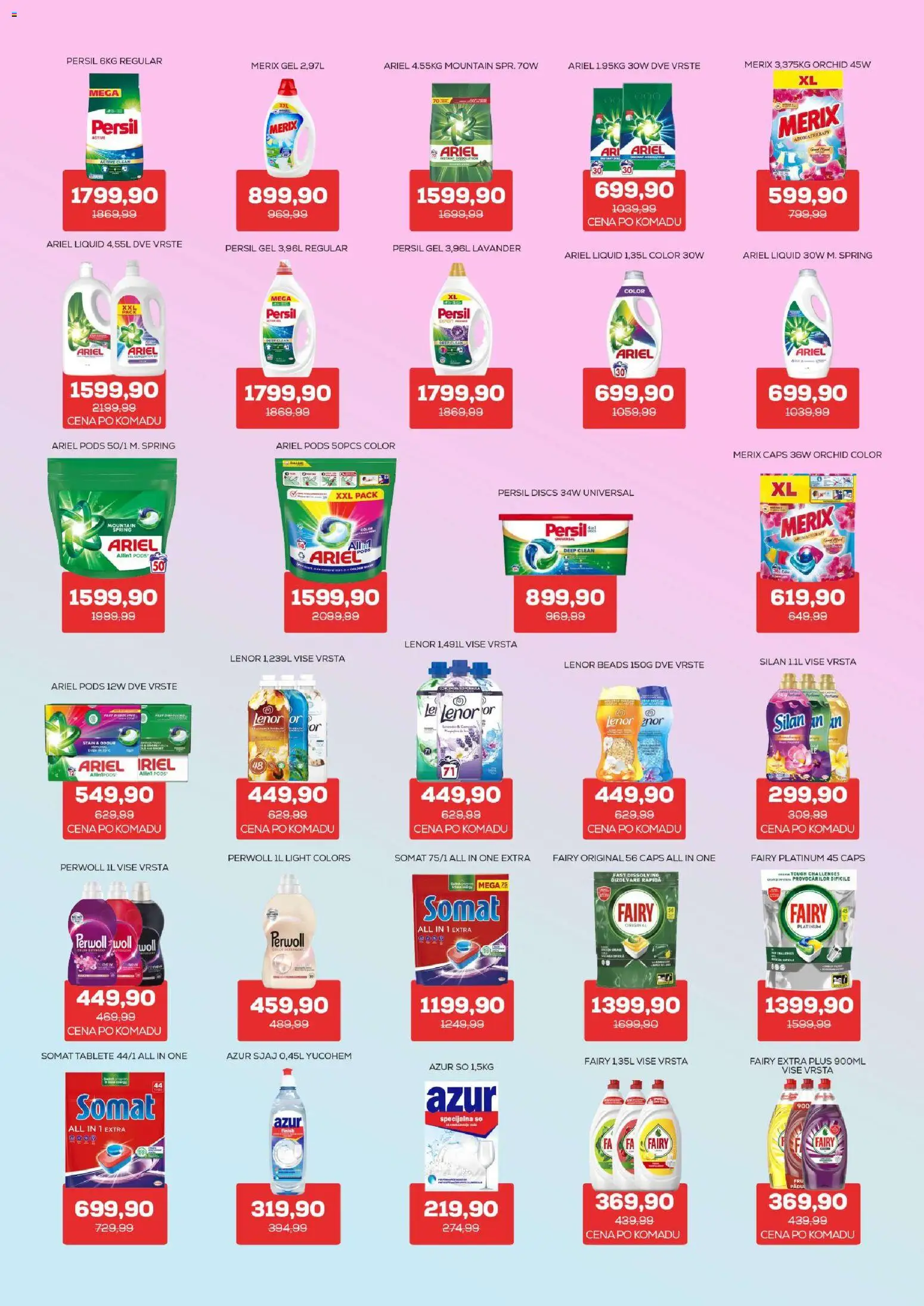 Medius katalog - važi od 20.10.2026 | Strana: 22 | Proizvode: Somat, Ariel, Finish, Persil