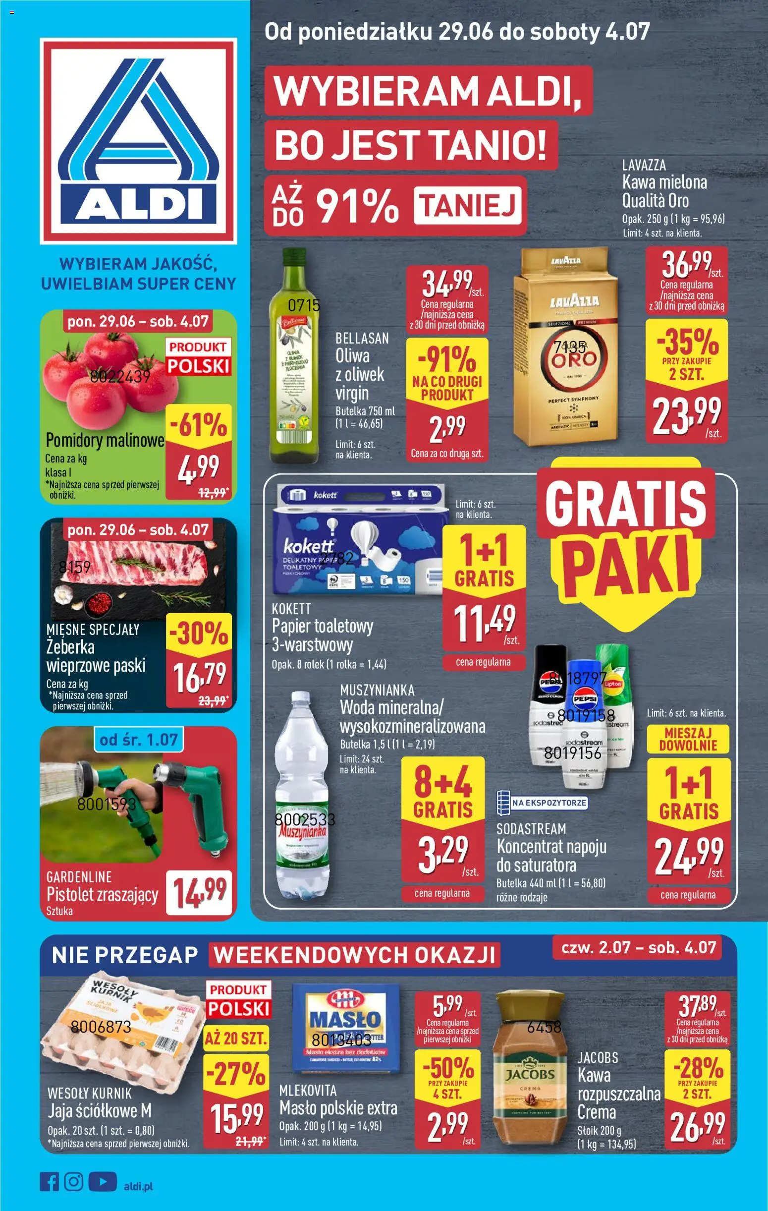 Aldi Polsko leták od 29.06.2026 | Strana: 1