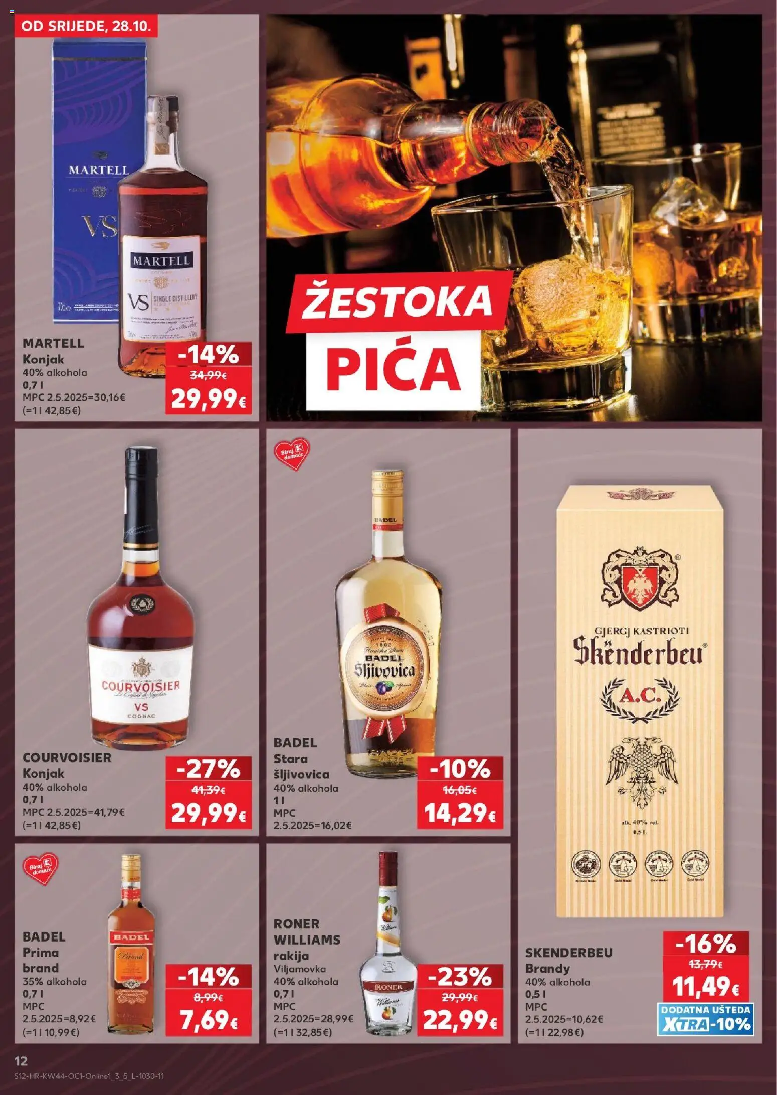 Kaufland HR akciós ujság - amely érvényes a következő dátumtól: 2026.10.28. | Oldal: 12