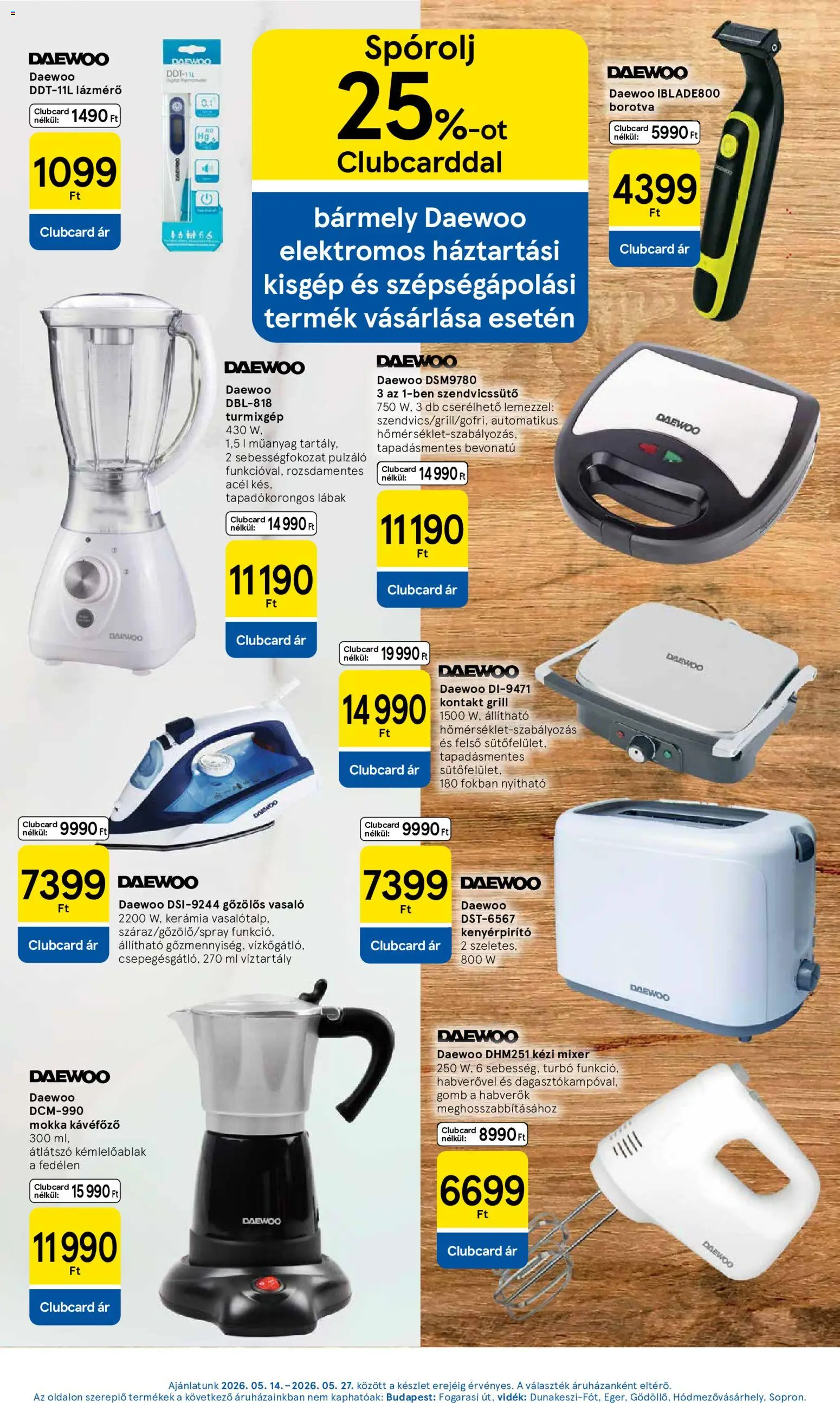 Tesco akciós ujság - amely érvényes a következő dátumtól: 14.05.2026 | Oldal: 33