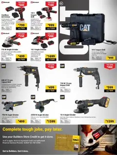 Builders specials catalogue – valid from 06/10/2026 | Page: 35 | Products: Grinder, Lock, Battery, Charger