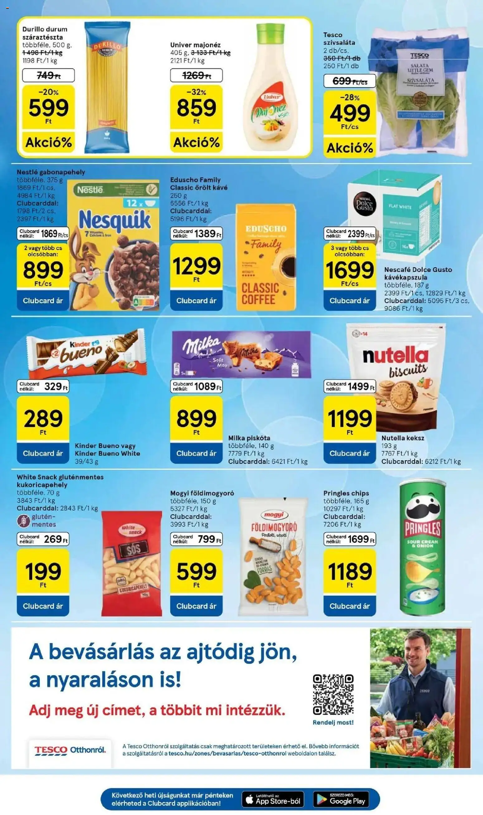 Tesco akciós ujság - amely érvényes a következő dátumtól: 2026.08.18. | Oldal: 5 | Termékek: Chips, Gabonapehely, Nesquik, Száraztészta