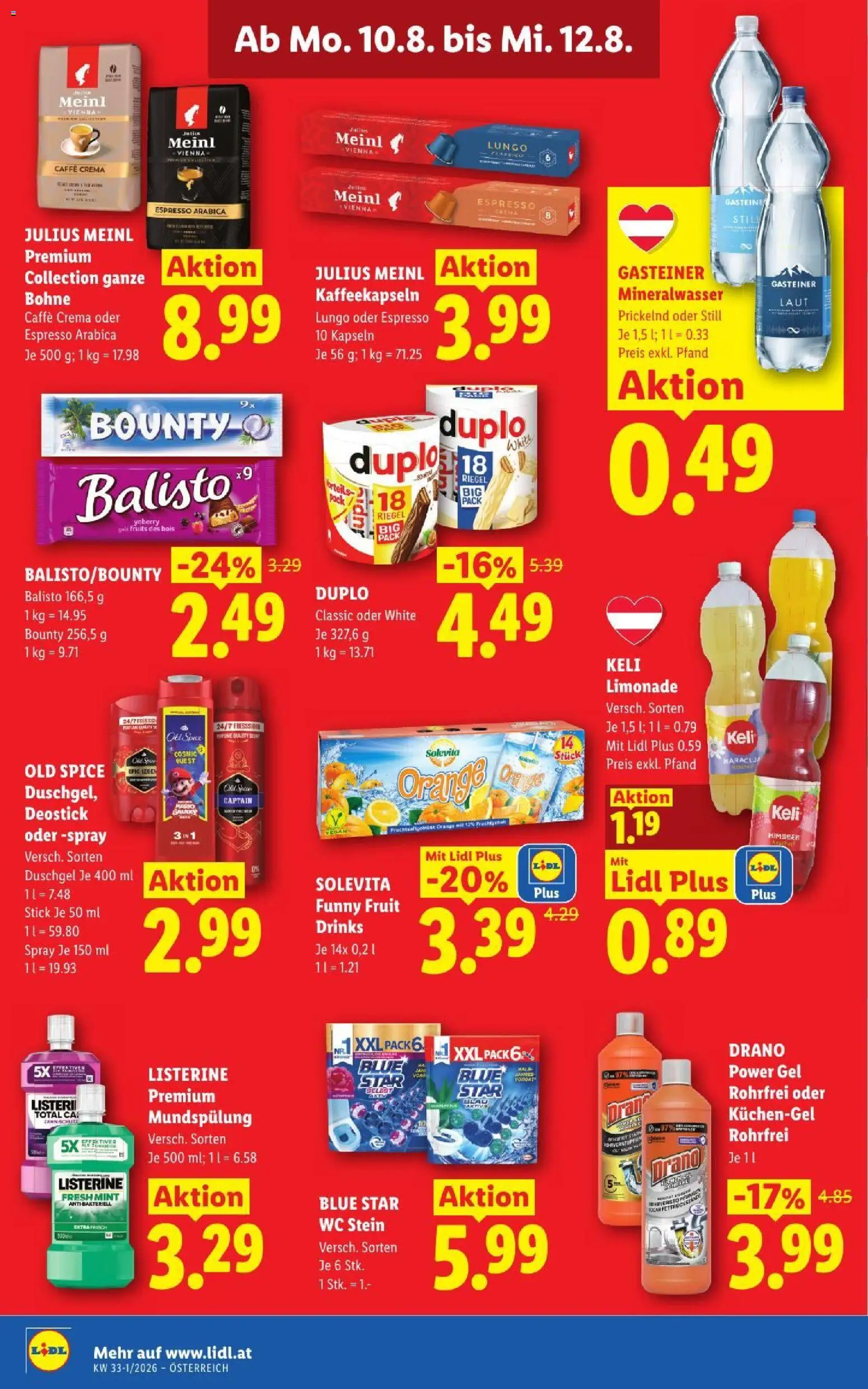 Lidl - Flugblatt gültig ab 06.08.2026 | Seite: 45 | Produkte: WC Stein, Duschgel