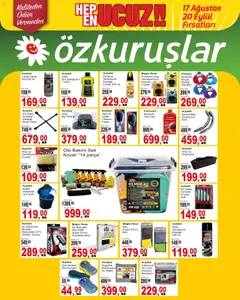 17 Ağustos 2026 tarihinden itibaren geçerli olan Özkuruşlar kataloğu önizlemesi | Sayfa: 1
