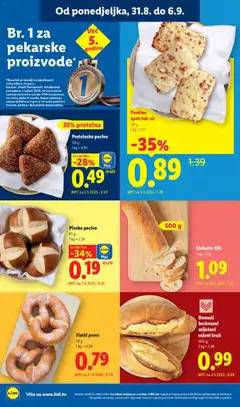 Domaći beskvasni miješani raženi kruh, Domaći beskvasni miješani raženi kruh - Pregled kataloga iz trgovine Lidl, vrijedi od 31.08.2026 | Stranica: 4 | Proizvodi: Kruh, Pecivo, Razeni kruh
