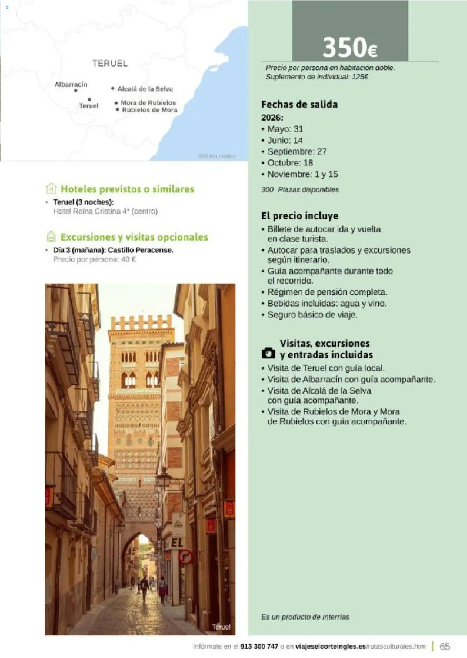Viajes El Corte Inglés Rutas Culturales de la Comunidad de Madrid │ válido desde el 01.04.2026 | Página: 65