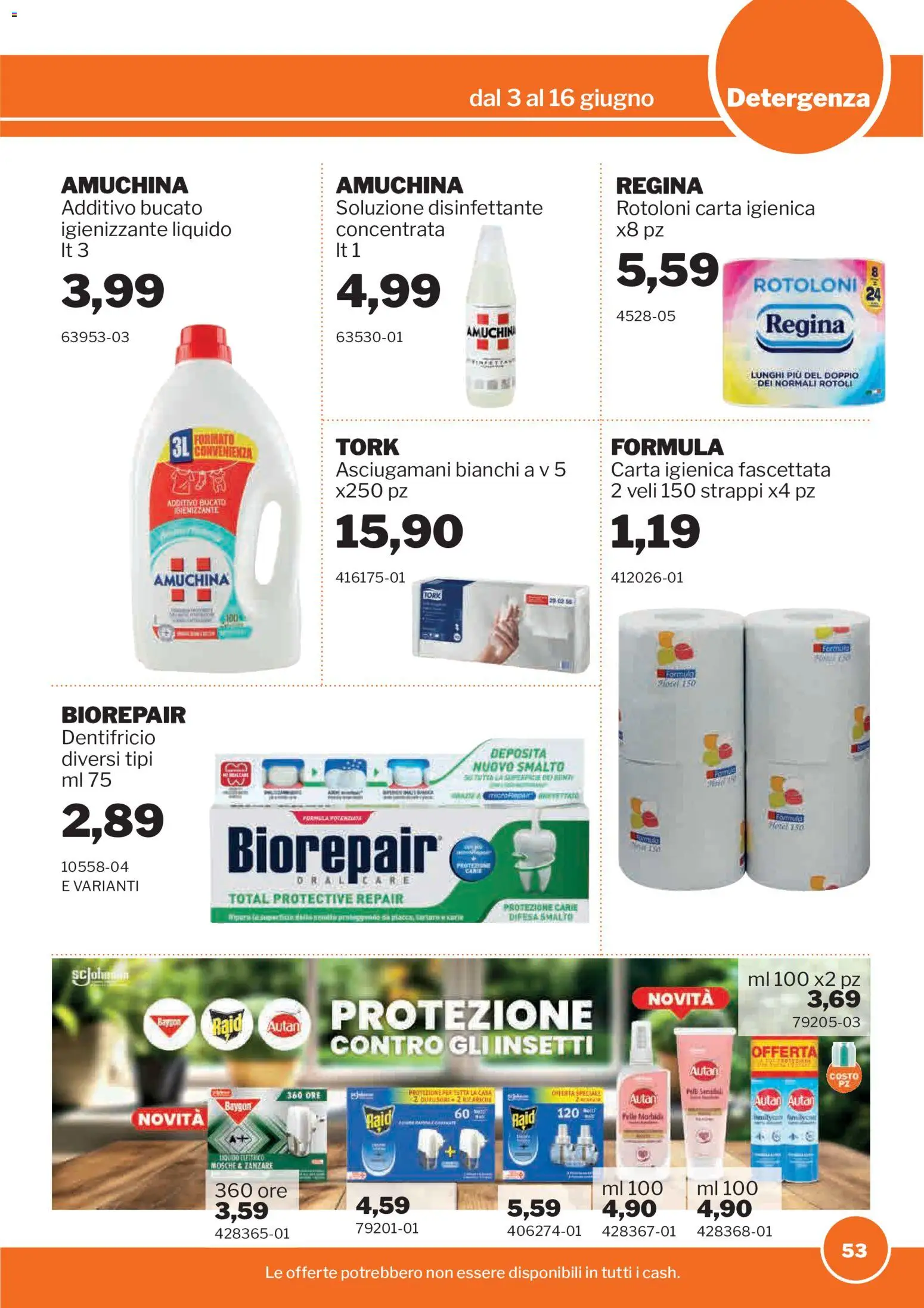 Volantino Sogegross del 03.06.2026 | Pagina: 53 | Prodotti: Carta igienica, Dentifricio