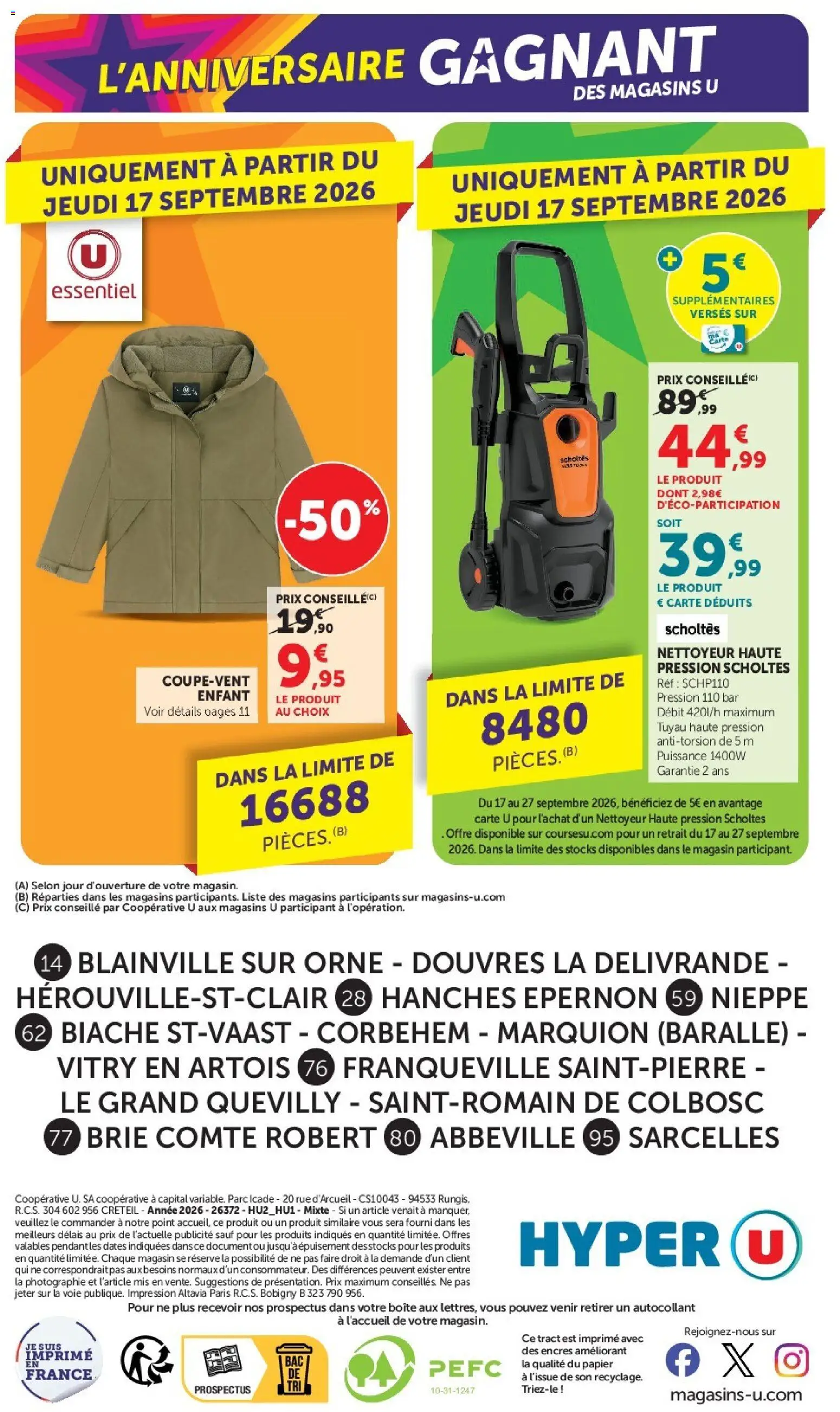 {H1} | Page: 52 | Produits: Nettoyeur haute pression, Tuyau, Impression, Brie