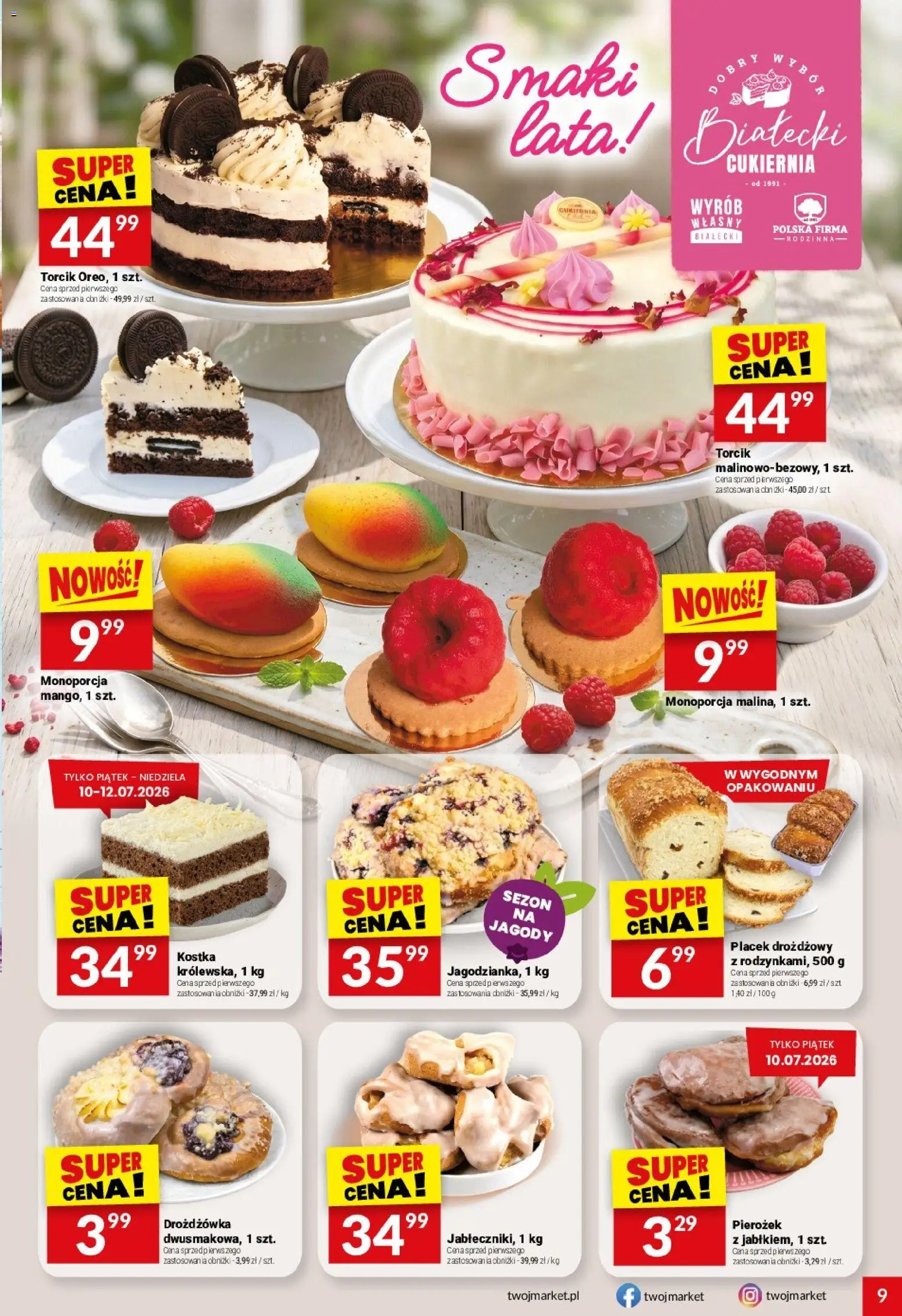Twój Market gazetka od 08.07.2026 | Strona: 9 | Produkty: Jagody