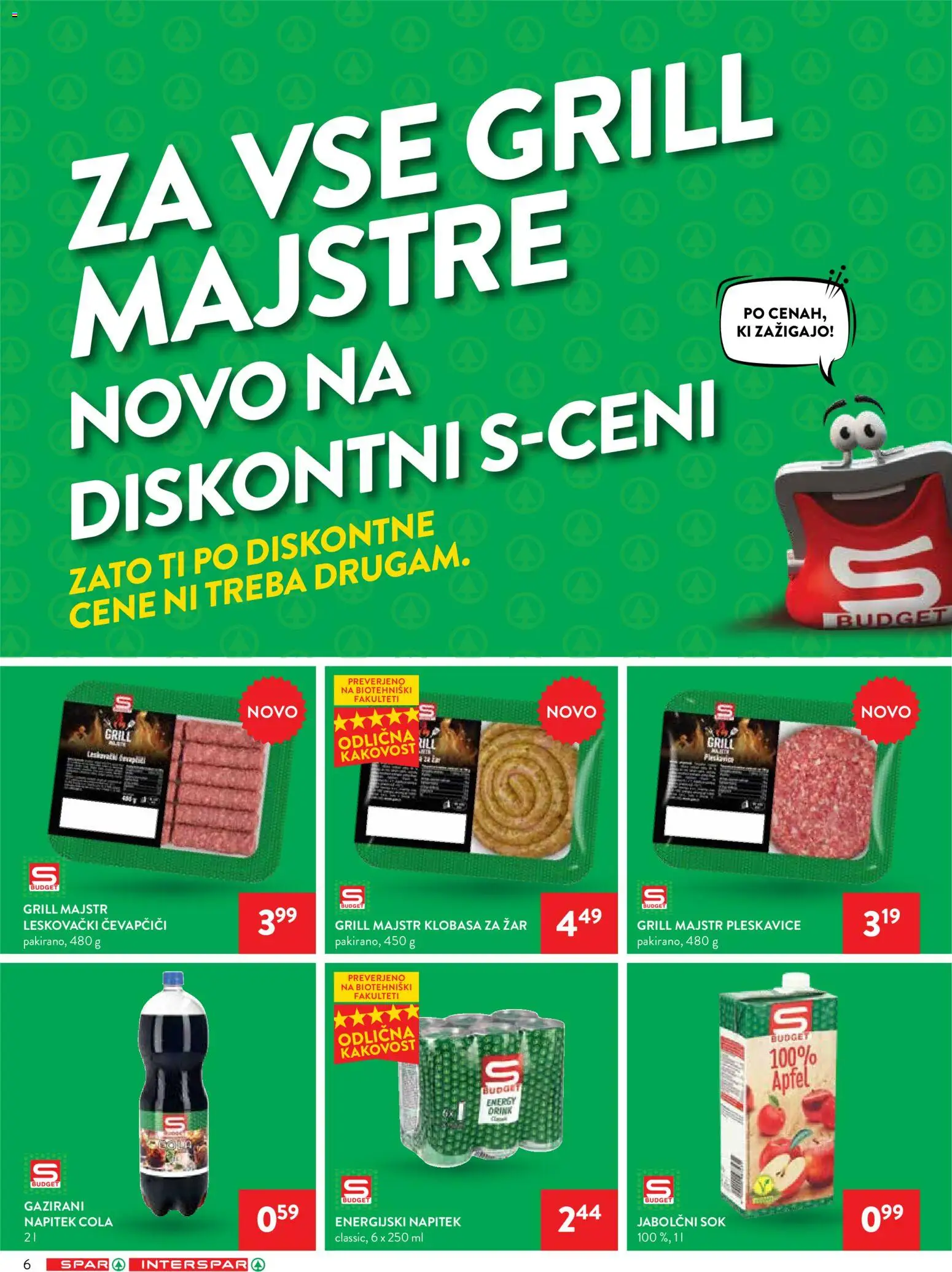 Novi Spar katalog ponudbe – veljaven od 03.06.2026 | Stran: 6
