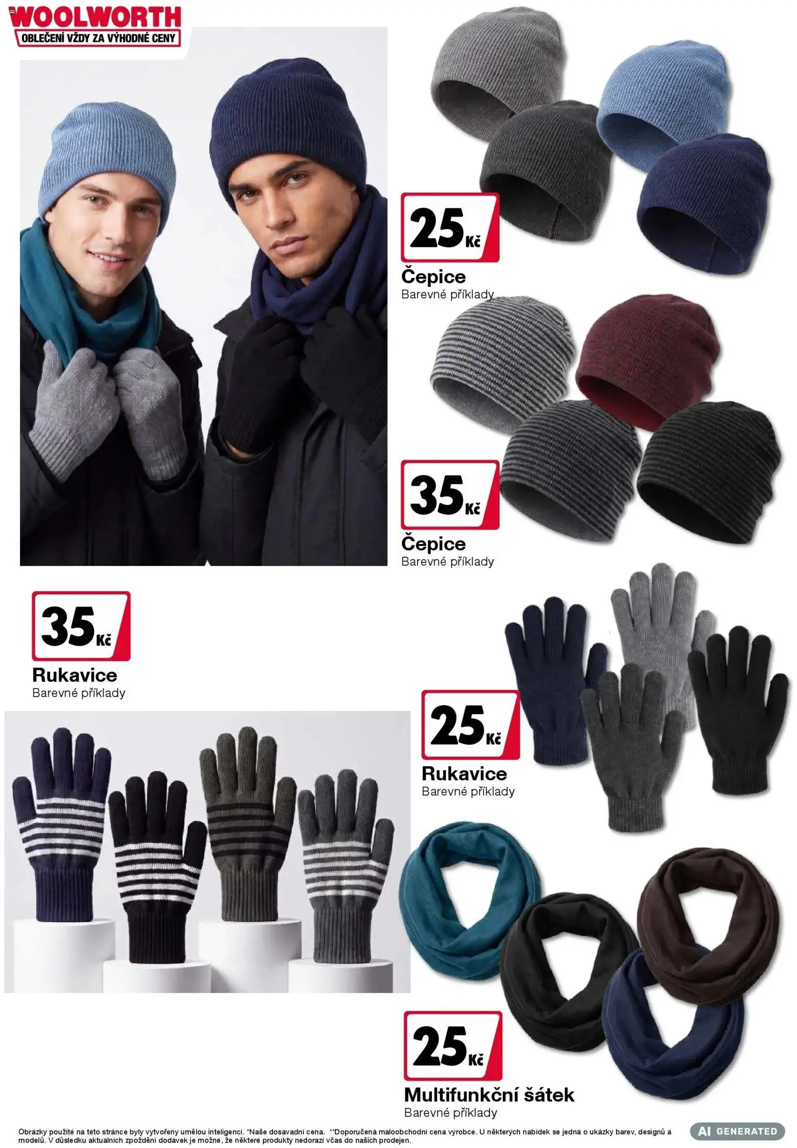 Woolworth leták - Trebic od 02.10.2026 | Strana: 13 | Produkty: Šátek, Čepice, Rukavice, Oblečení