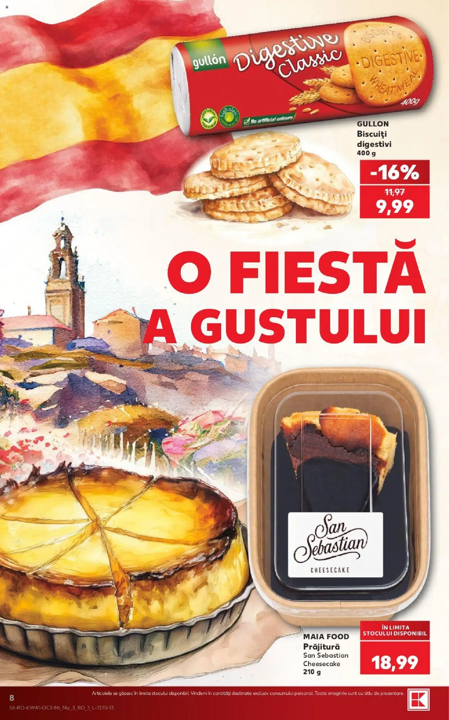 Kaufland Miercurea Ciuc 07.10.2026 - Revista si Oferta | Pagină: 8 | Produse: Prăjitură, Biscuiți