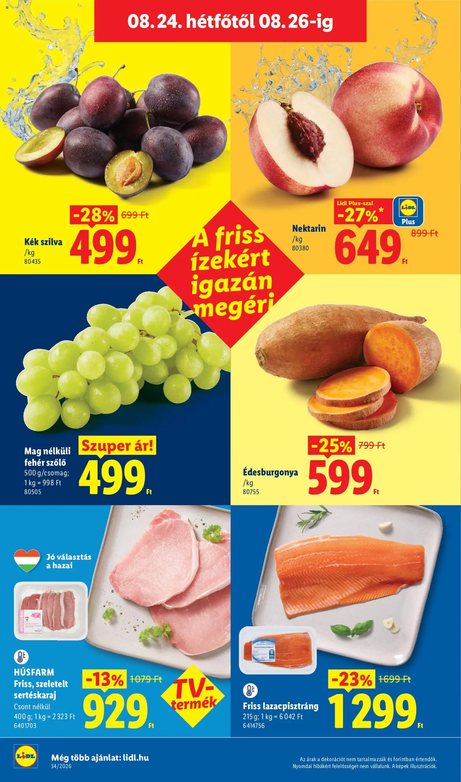 Lidl akciós ujság - amely érvényes a következő dátumtól: 2026.08.19. | Oldal: 54