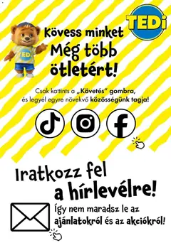 TEDi akciós újság Új nyitás Mezőkövesd - amely érvényes a következő dátumtól: 2026.06.19. | Oldal: 15