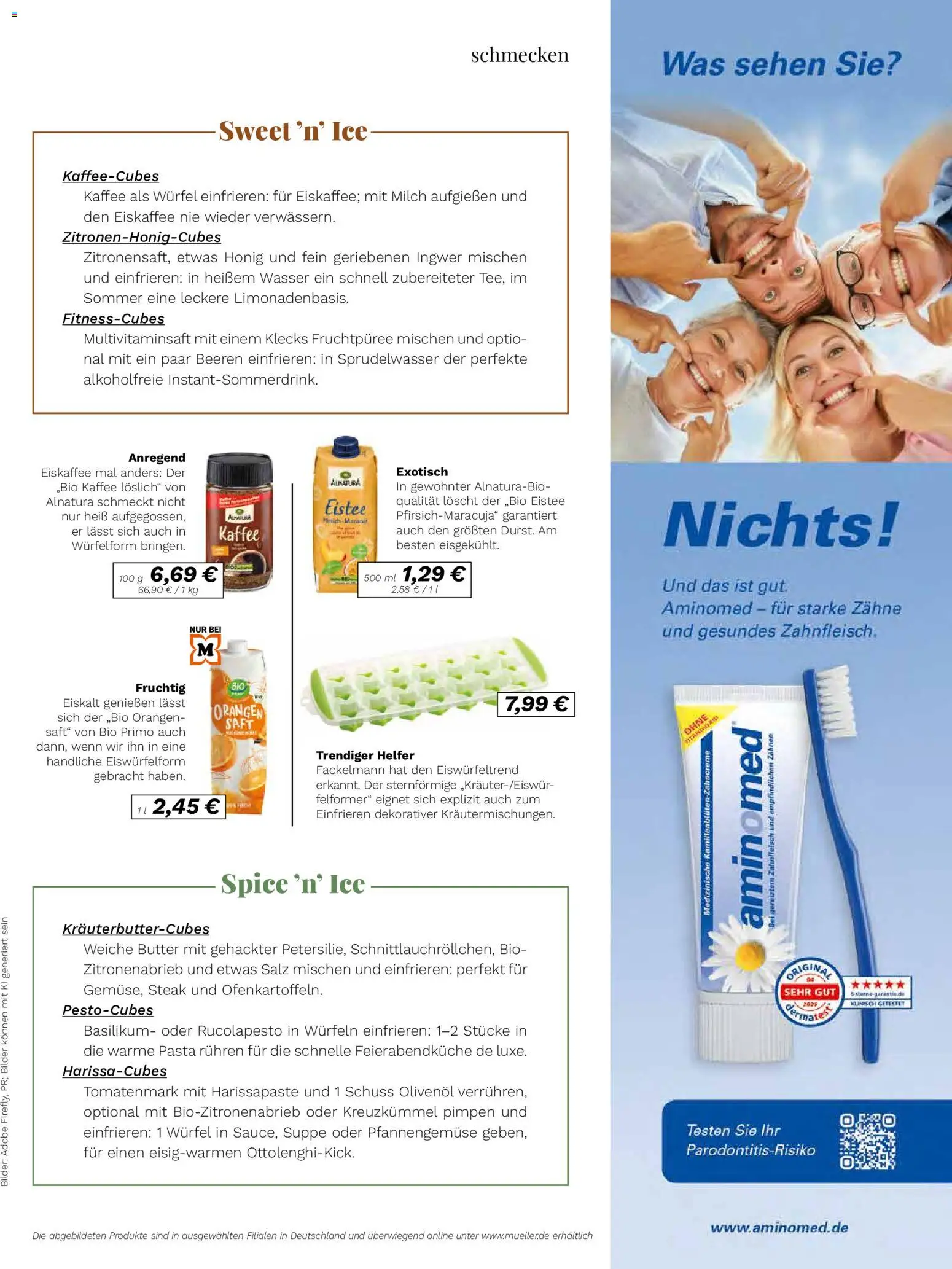 Müller Lifestyle – gültig ab 05.05.2026 | Seite: 71 | Produkte: Milch, Orangensaft, Salz, Saft