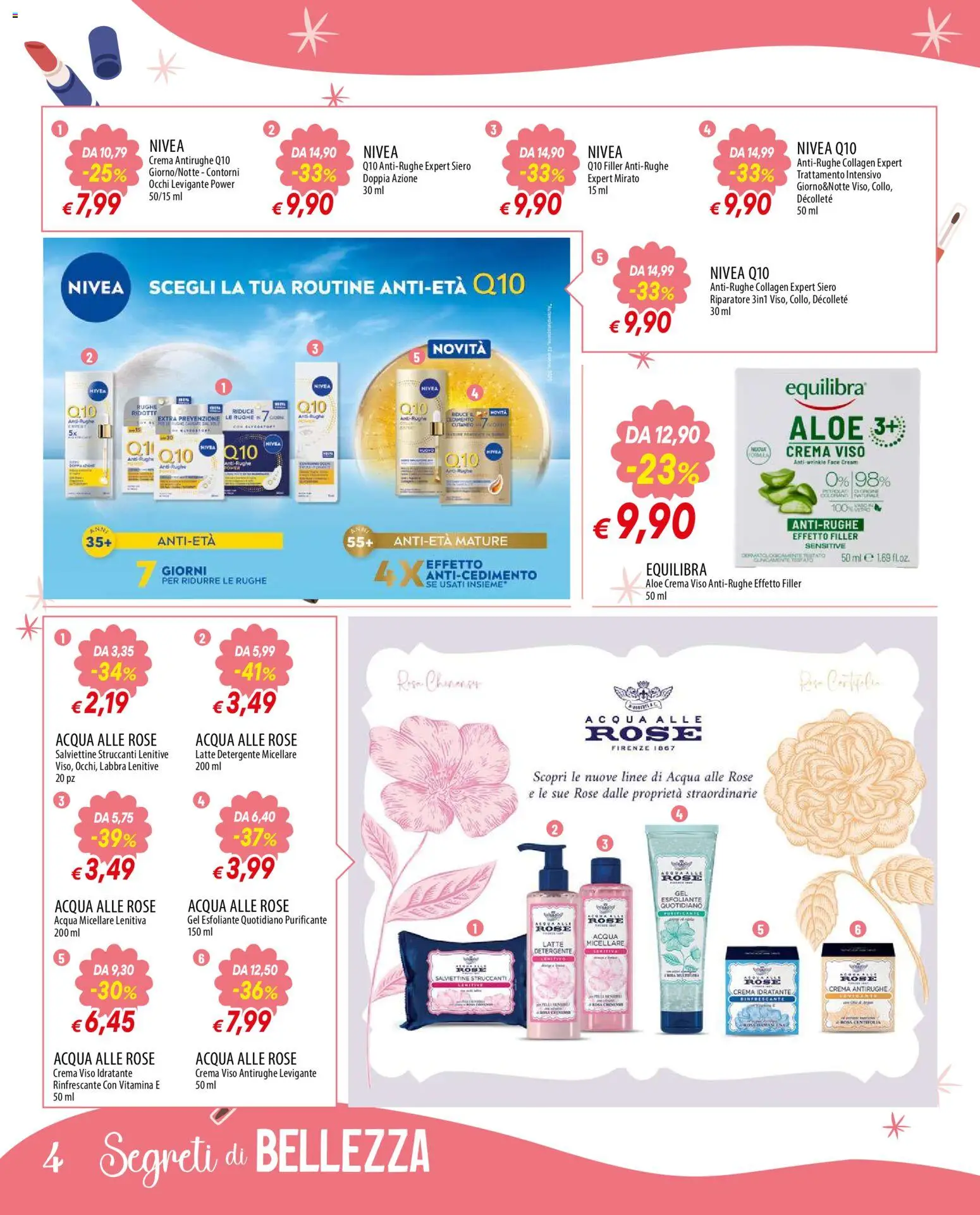Volantino Galassia del 21/09/2026 | Pagina: 4 | Prodotti: Acqua micellare, Crema viso, Latte micellare, Acqua