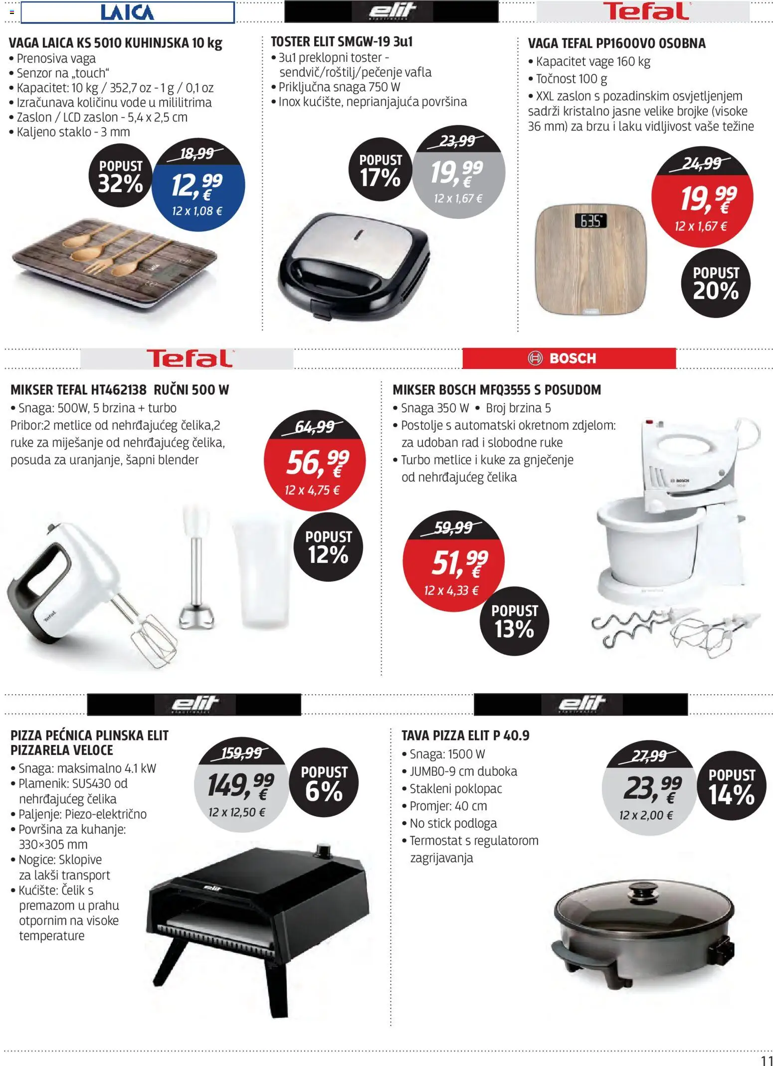 Centar Tehnike katalog | vrijedi od 25.05.2026 | Stranica: 11 | Proizvodi: Mikser, Termostat, Blender, Vaga