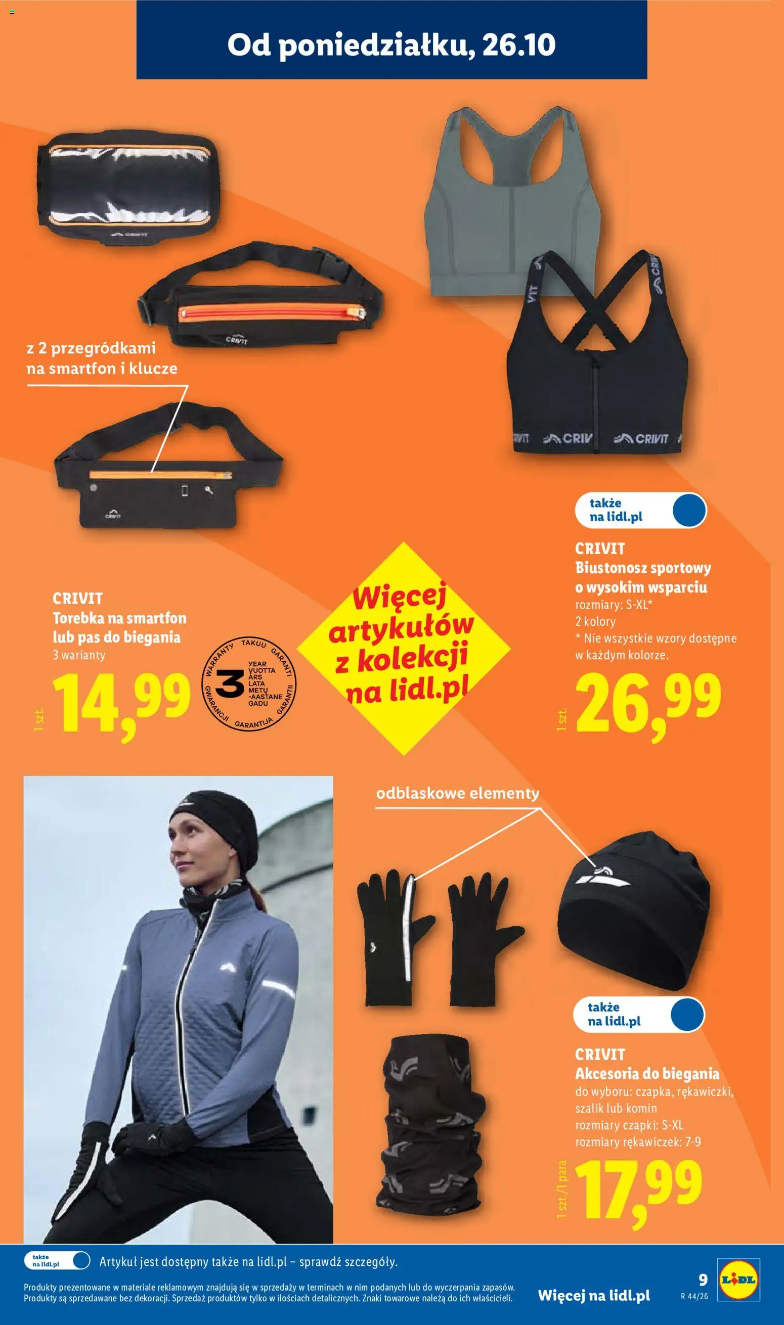 Lidl Katalog od 26.10.2026 | Strona: 13 | Produkty: Biustonosz, Smartfon, Torebka, Szalik