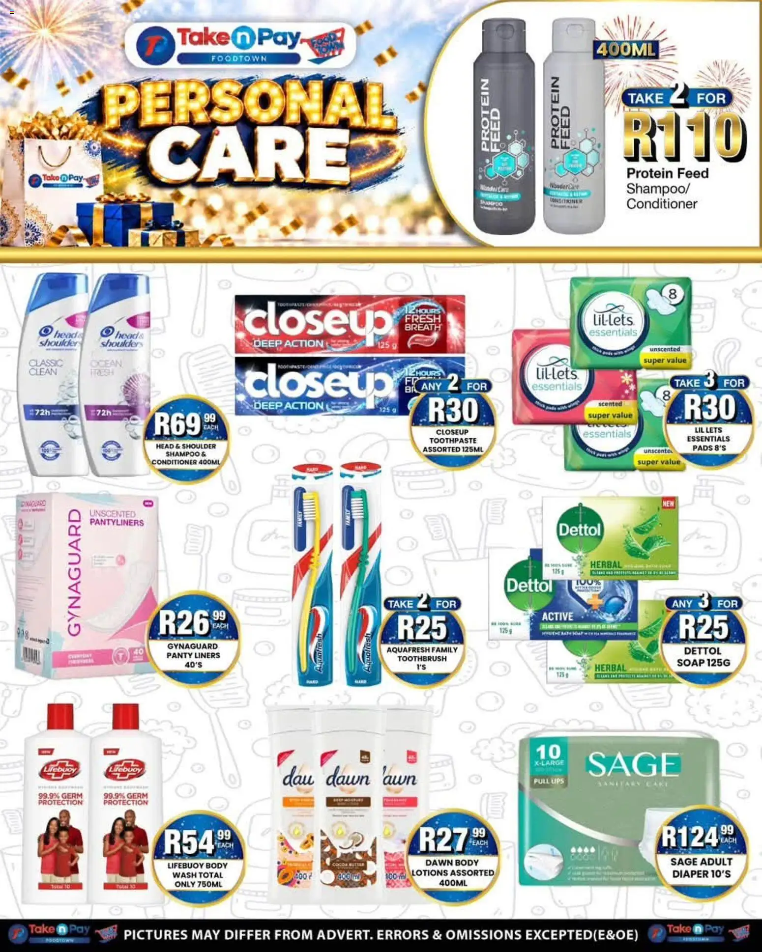New Take n Pay catalogue – valid from 26/10/2026 | Page: 26 | Products: Protein, Shampoo, Toothpaste, Toothbrush