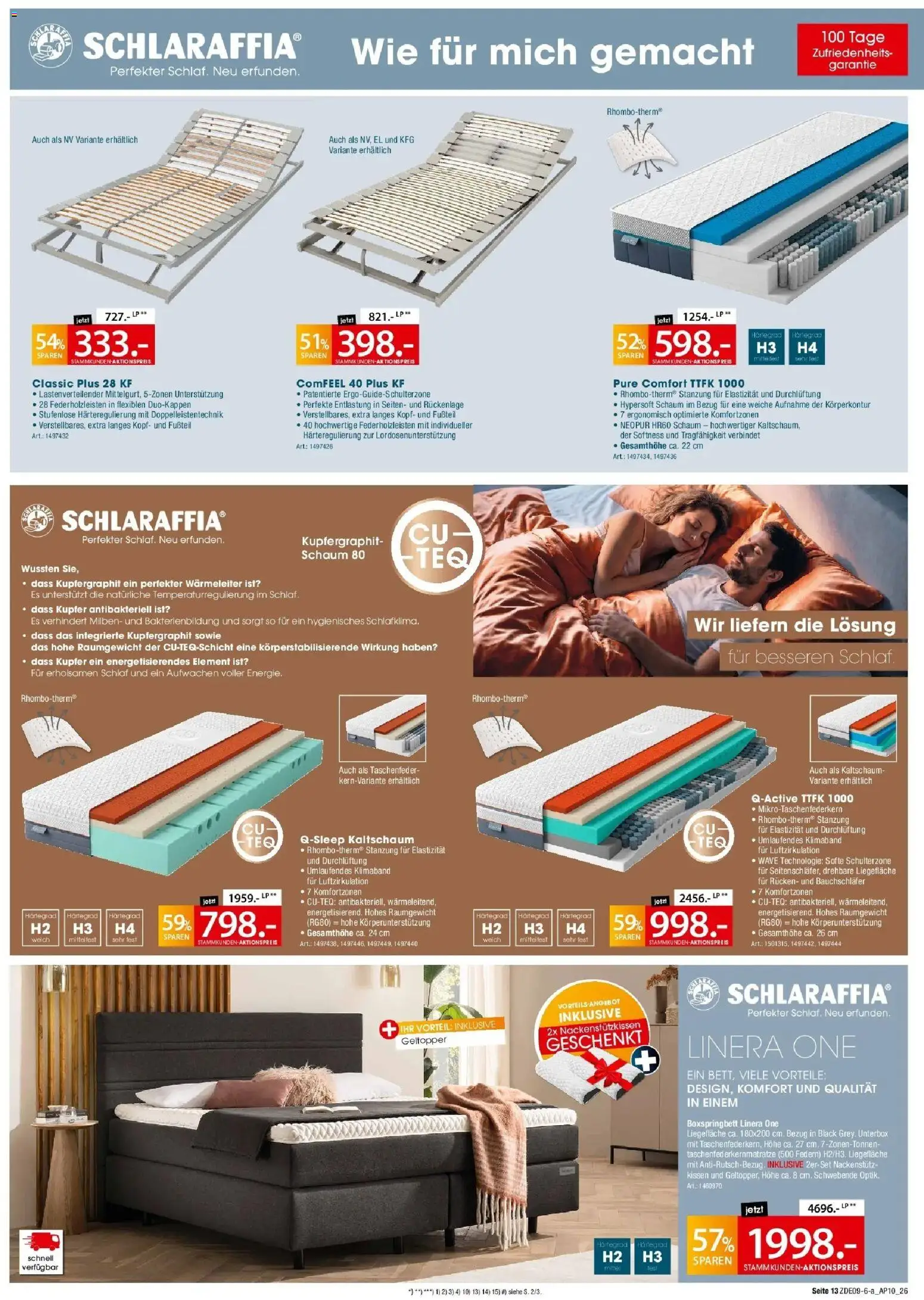 Zurbrüggen - Zurbrüggen: Best Deals (ab 19.09.2026) zum Blättern | Seite: 13 | Produkte: Kissen, Boxspringbett