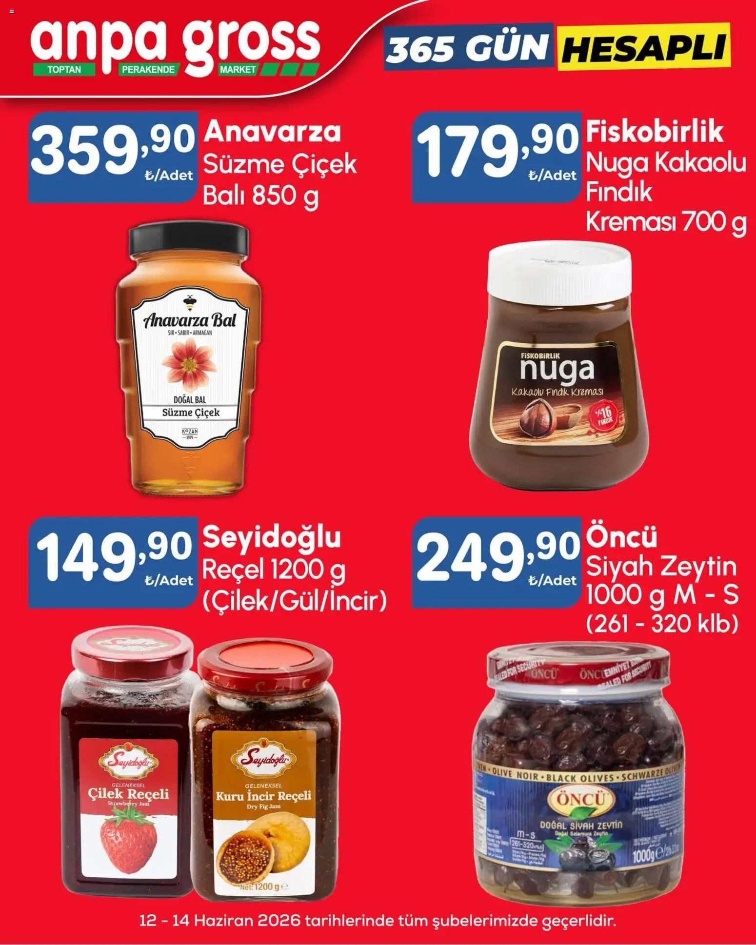 Anpa Gross Katalog - 12.06.2026 tarihinden itibaren geçerlidir | Sayfa: 6 | Ürünler: Çilek, Fındık, Zeytin