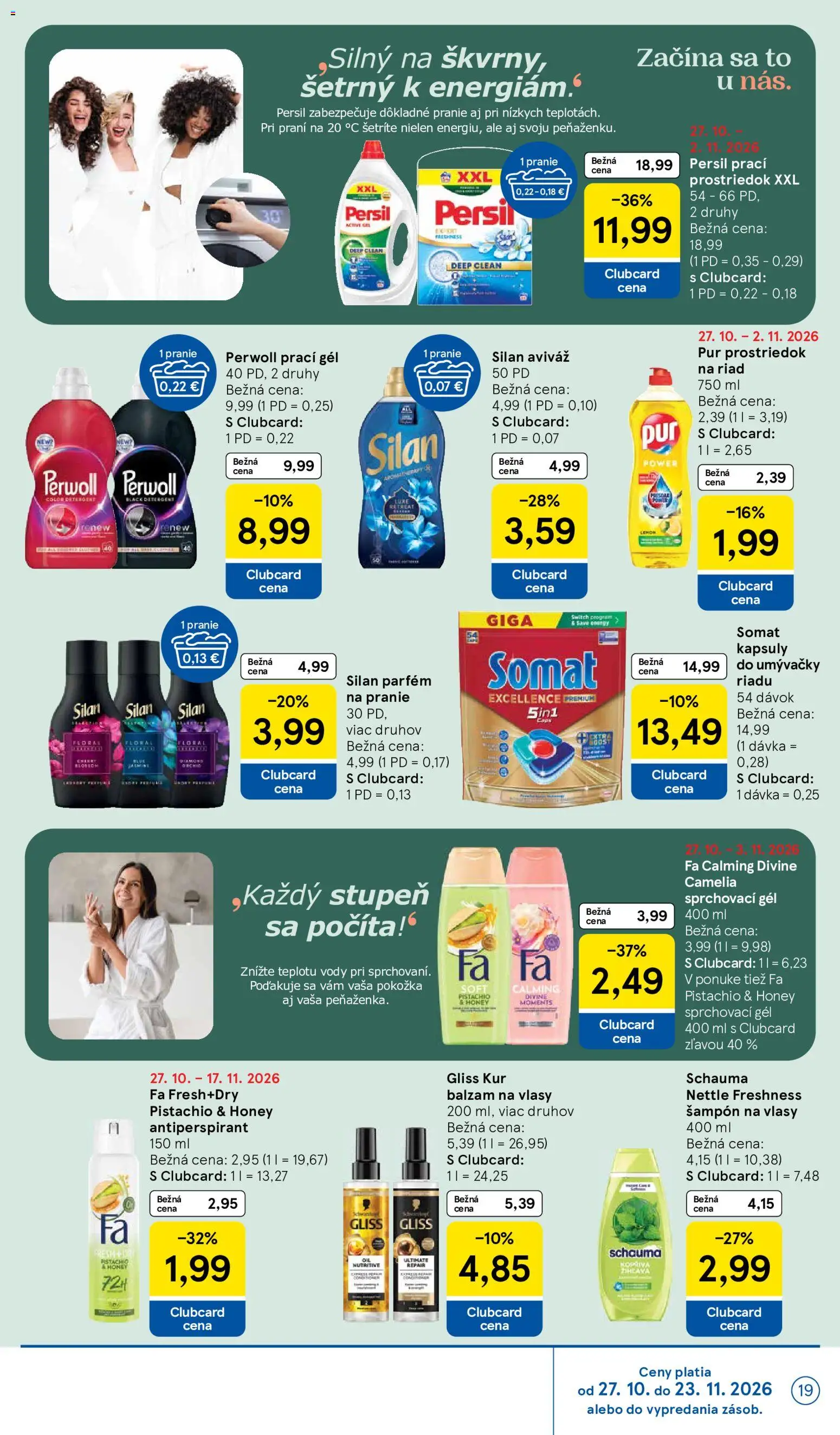 Nové Tesco akcie – leták je platný od 28.10.2026 | Strana: 19