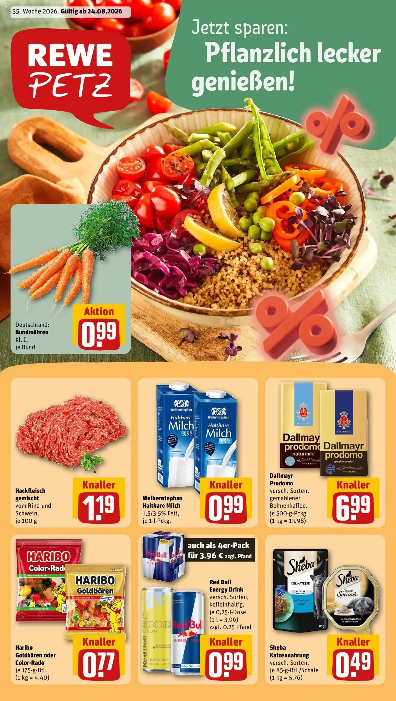 REWE Prospekt ab 24.08.2026 zum Blättern » Angebote | Seite: 1