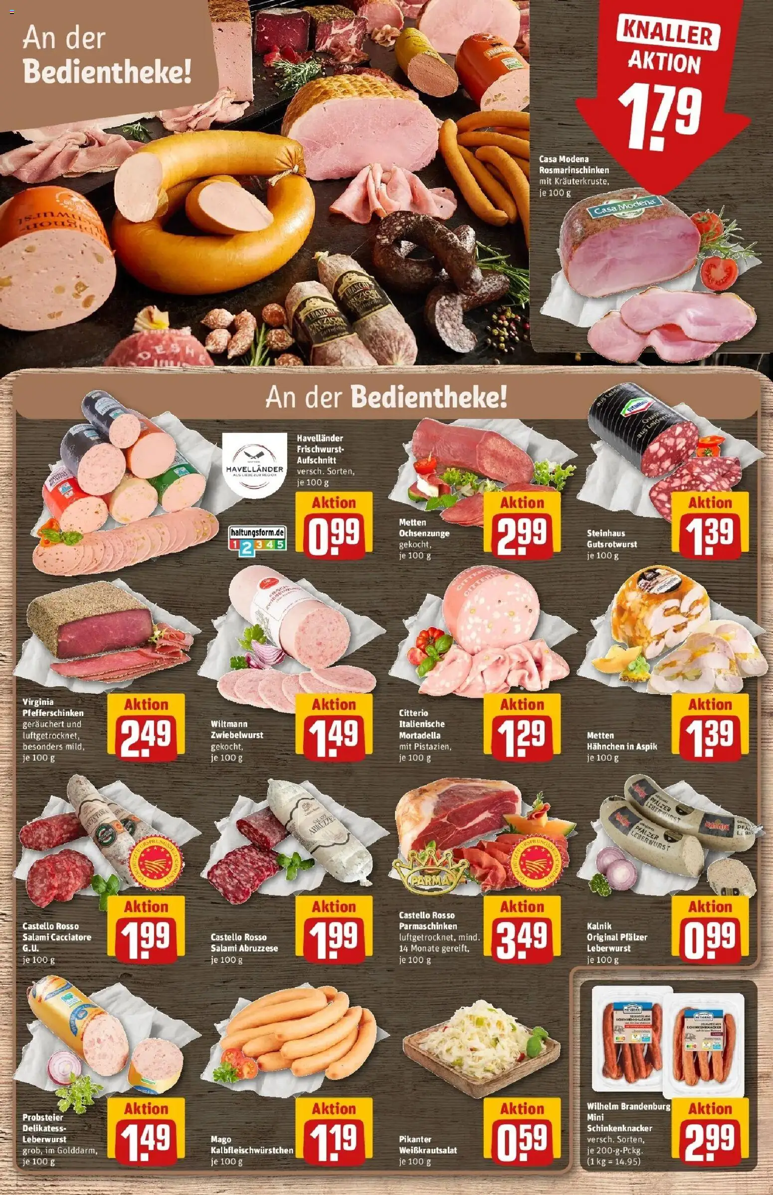 REWE Prospekt ab 05.10.2026 zum Blättern » Angebote | Seite: 12 | Produkte: Hahnchen, Salami
