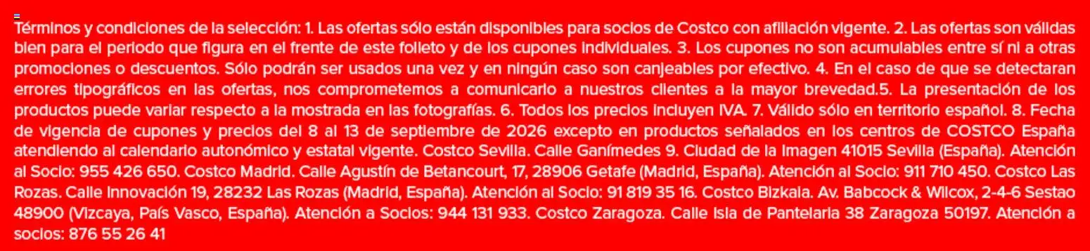 Costco Preparados para el gran evento │ válido desde el 08/09/2026 | Página: 10