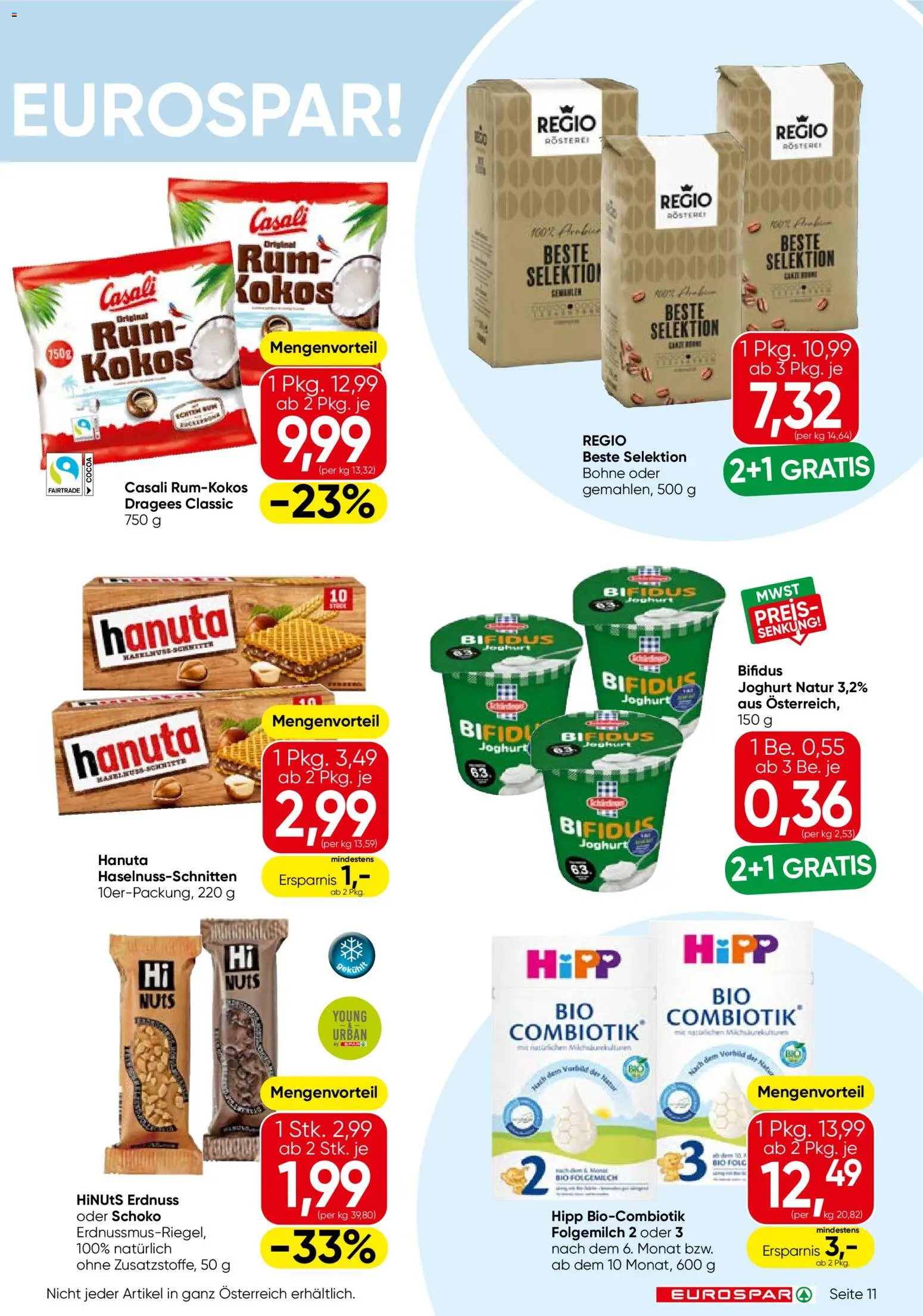 Eurospar - Flugblatt gültig ab 13.08.2026 | Seite: 11