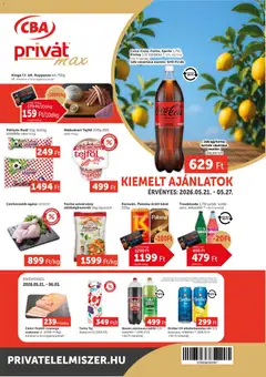 PRIVÁT Aktuális szórólap MAX - amely érvényes a következő dátumtól: 21.05.2026