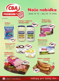 Náhled letáku CBA leták - Premium od 14.10.2026