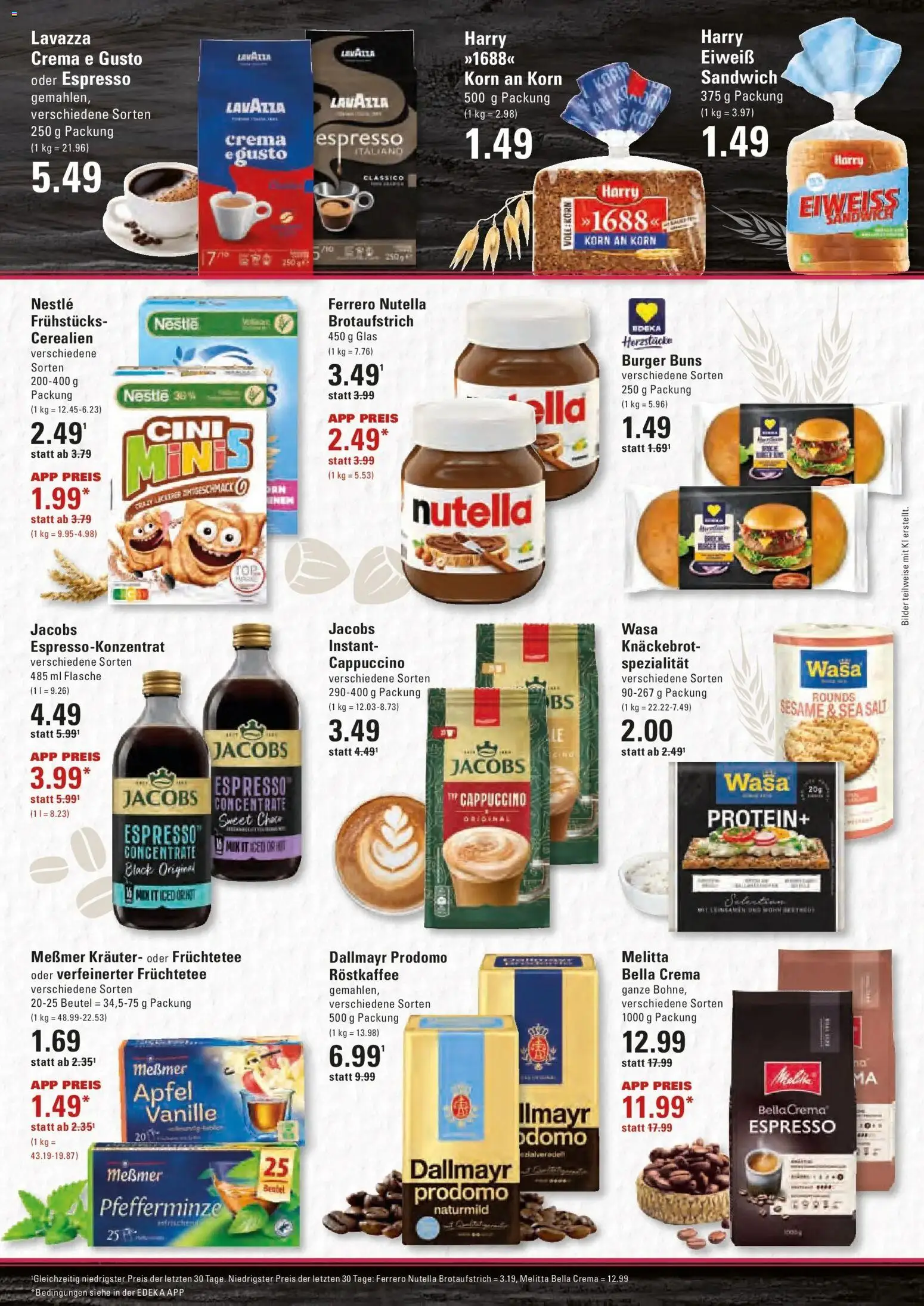 Edeka Prospekt Hamburg (ab 26.10.2026) » Angebote Online | Seite: 13 | Produkte: Melitta, Nutella, Bilder, Dallmayr