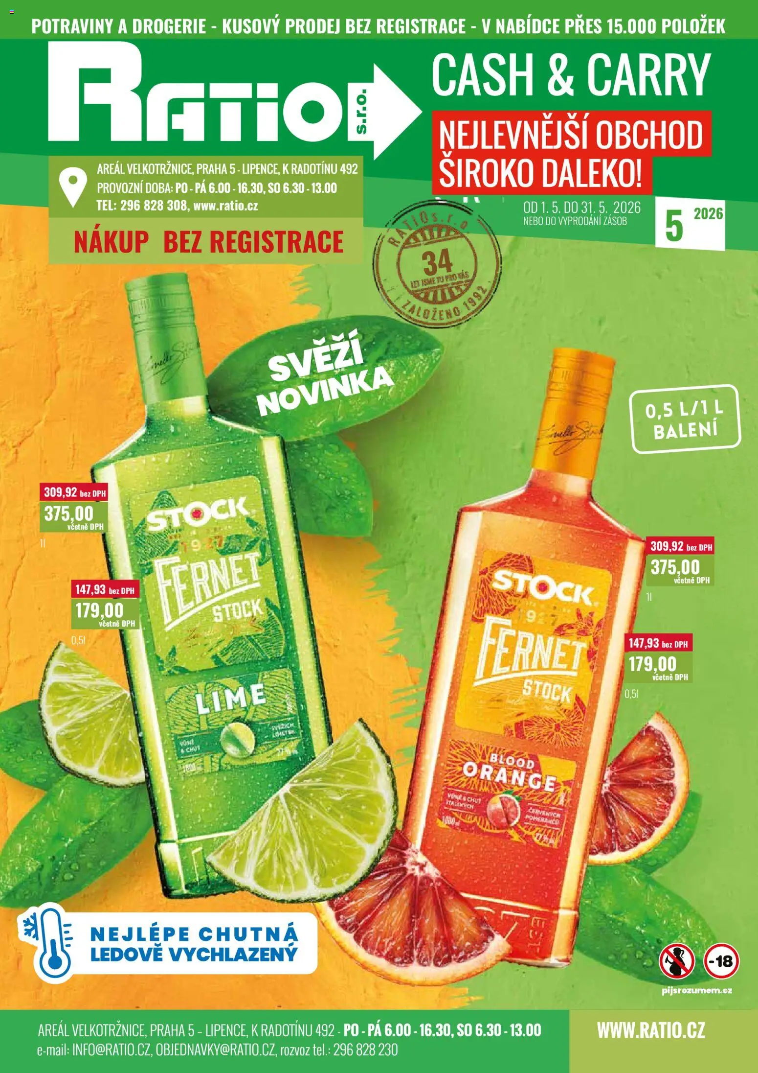 Ratio leták od 01.05.2026 | Strana: 80 | Produkty: Fernet, Potraviny, Drogerie