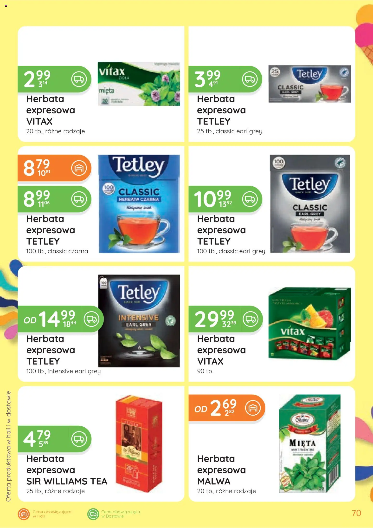 Eurocash gazetka od 25.06.2026 | Strona: 70 | Produkty: Mięta, Herbata