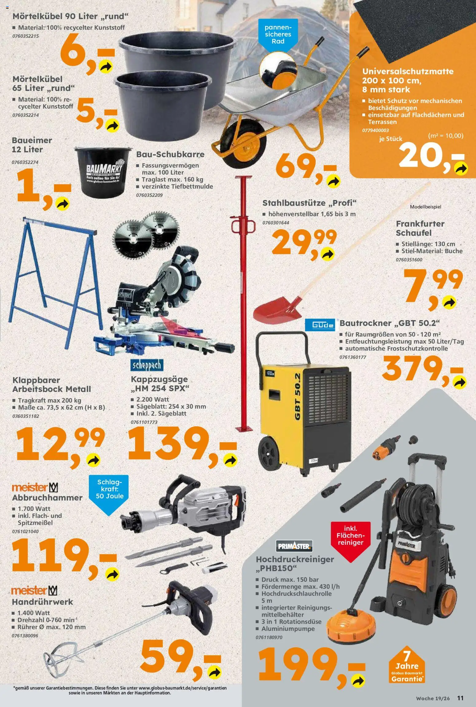 Globus Baumarkt Prospekt 	 – gültig ab 03.05.2026 | Seite: 11