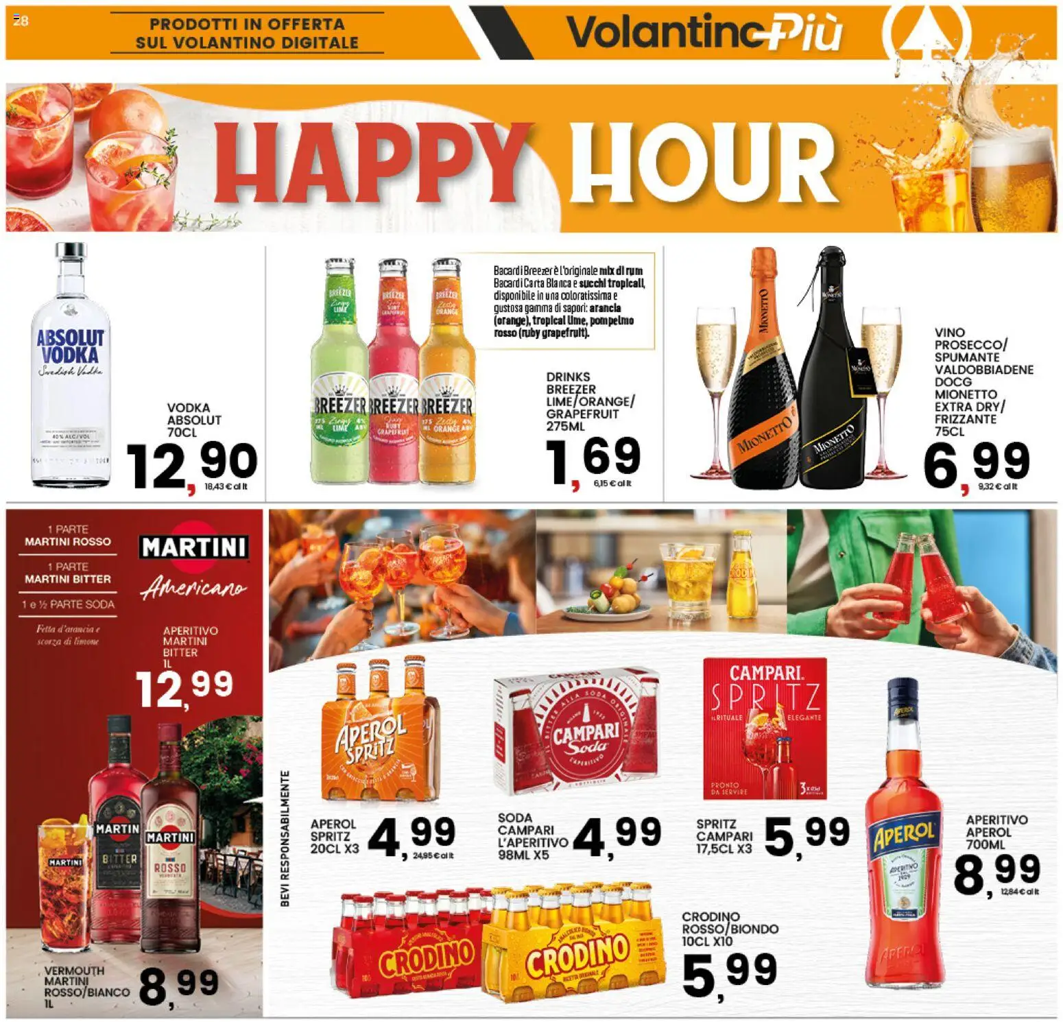 Volantino Interspar del 08.06.2026 | Pagina: 28 | Prodotti: Vodka, Limone, Vino, Lime