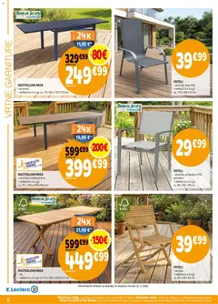 E.leclerc katalog akcije – veljaven od 08.04.2026 | Stran: 8 | Izdelki: Fotelj, Miza