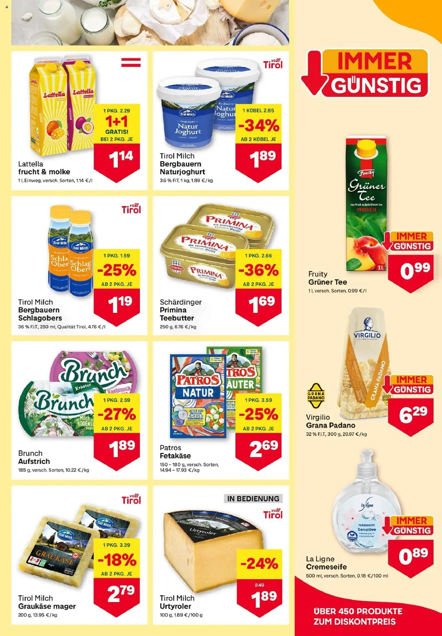 MPREIS Velden von 29.10.2026 - Aktuelle Angebote | Seite: 5 | Produkte: Mango, Pfirsich, Milch, Tee
