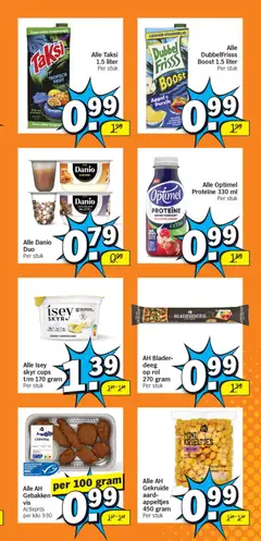 Albert Heijn folder week 20 - Voorbeeld van een folder van Albert Heijn, geldig van 11.05.2026 | Pagina: 4 | Producten: Vis, Deeg, Fruit, Vitamine C