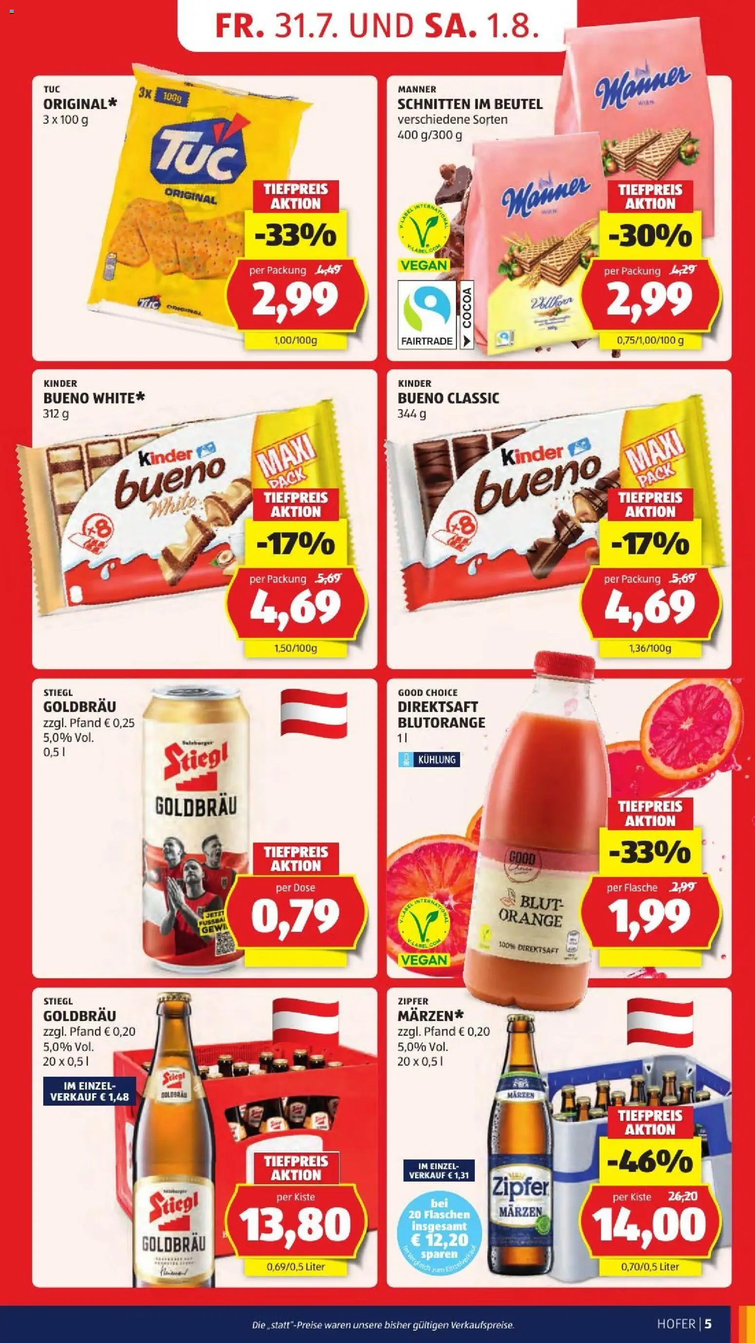 Hofer Flugblatt gültig ab 31.07.2026 | Seite: 7