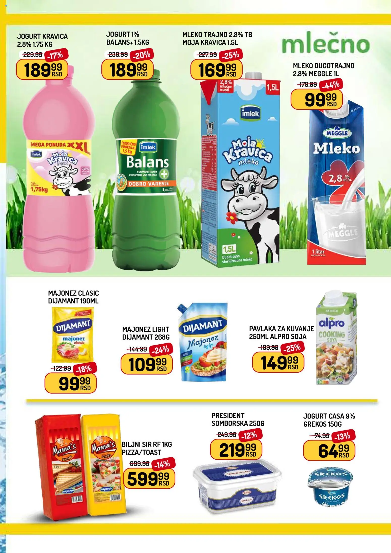 Aman katalog - važi od 05.06.2026 | Strana: 5 | Proizvode: Moja kravica, Mleko, Sir, Jogurt