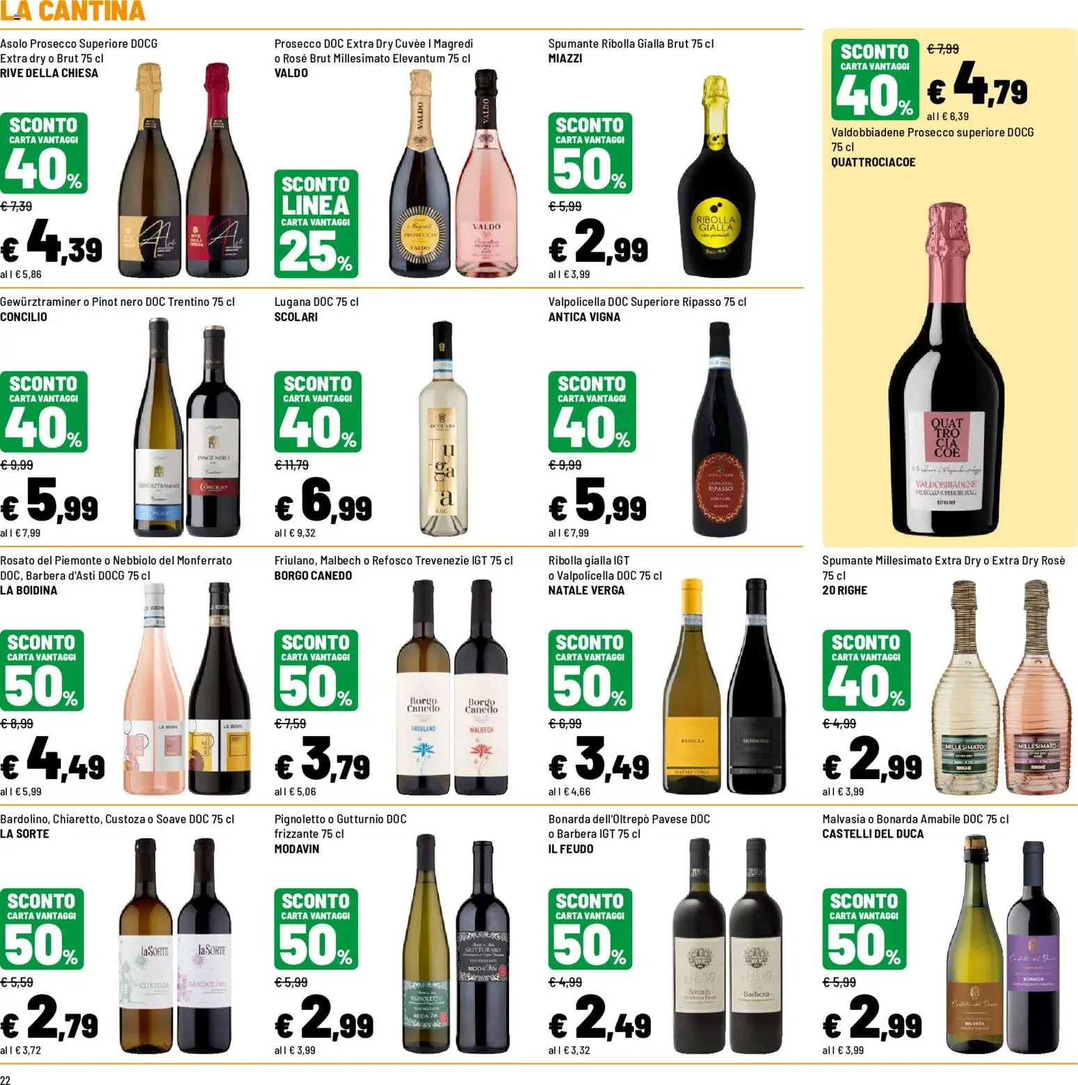 Volantino Iper del 10/08/2026 | Pagina: 22 | Prodotti: Prosecco, Spumante