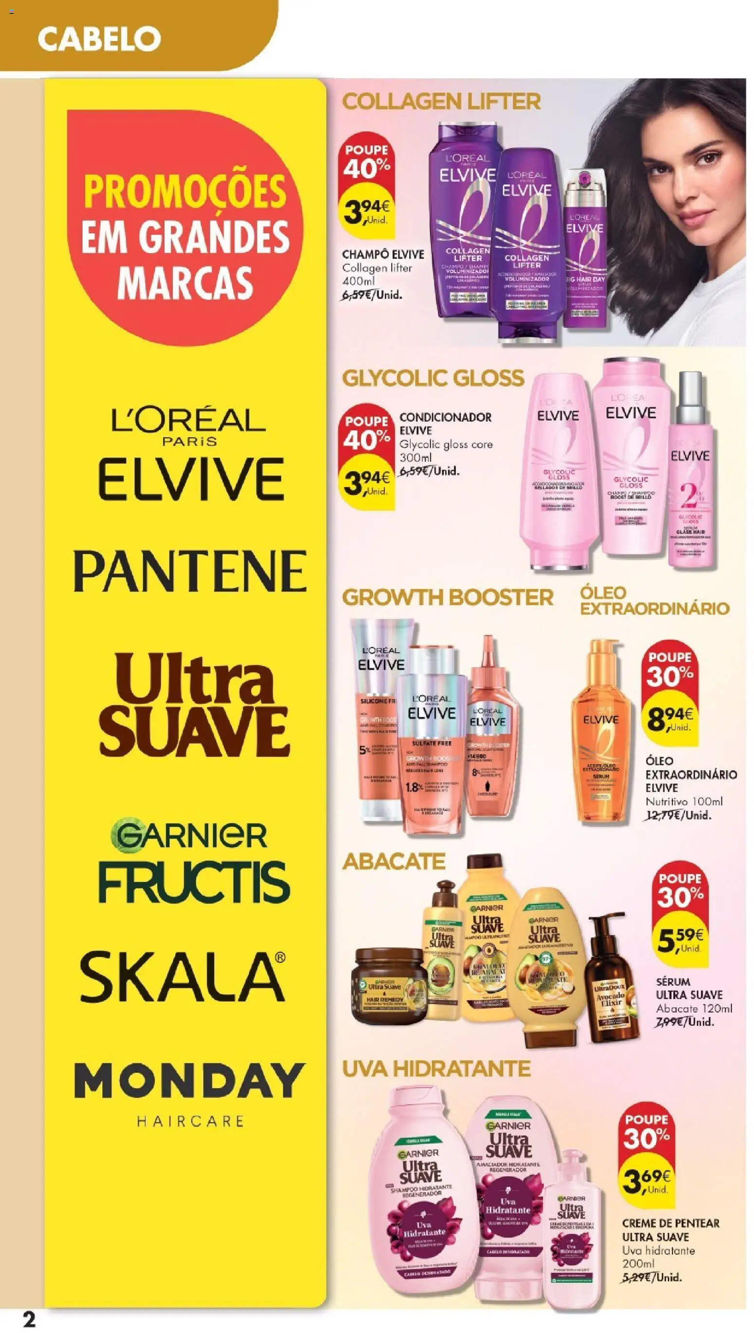 Pingo Doce Regresso às Aulas 2026 Hipers │ válido de 22/09/2026 | Página: 2 | Produtos: Gloss, Condicionador, Abacate, Creme