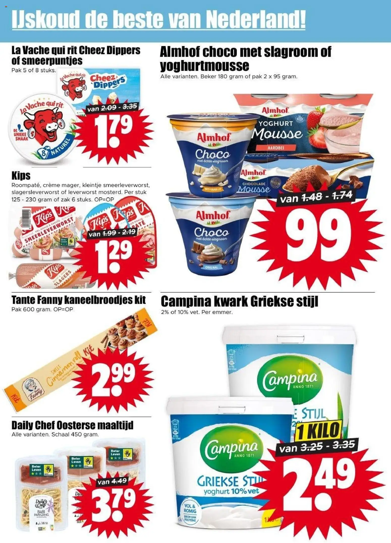 {H1} | Pagina: 8 | Producten: Proteïne, Yoghurt, Chocolade, Kwark