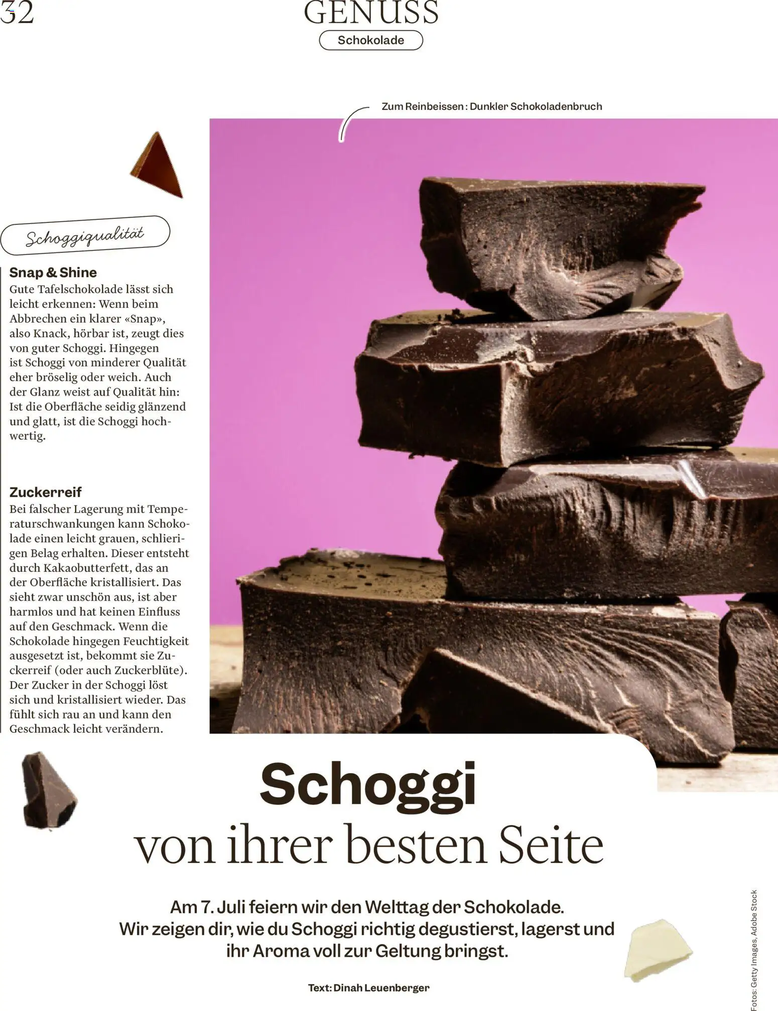 Migros aktionen Magazin – gültig ab 01.07.2026 | Seite: 32 | Produkte: Schokolade, Zucker