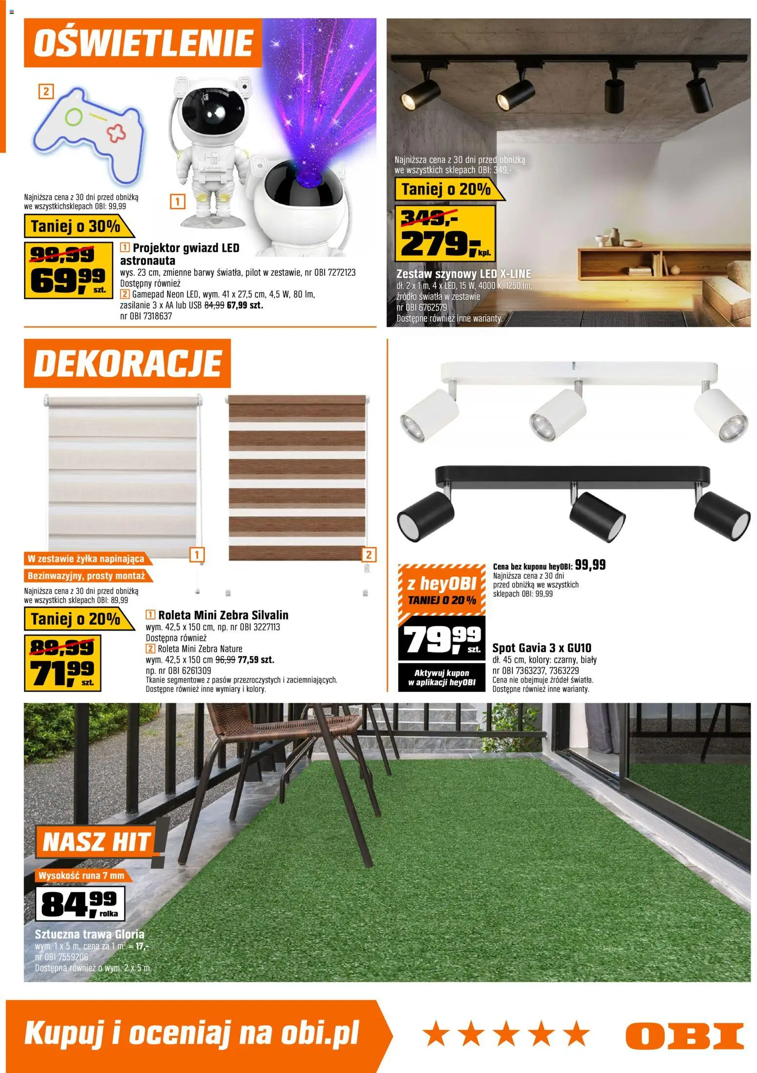 OBI gazetka od 20.05.2026 | Strona: 19 | Produkty: USB, Projektor gwiazd