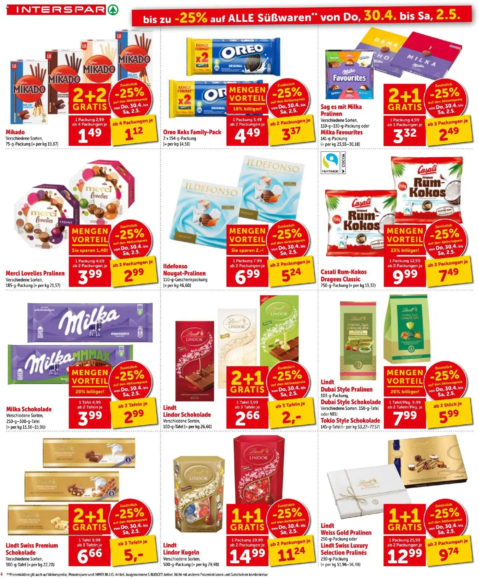 Die besten Angebote | Interspar - Flugblatt ab 30.04.2026 | - Jetzt stöbern! | Österreich