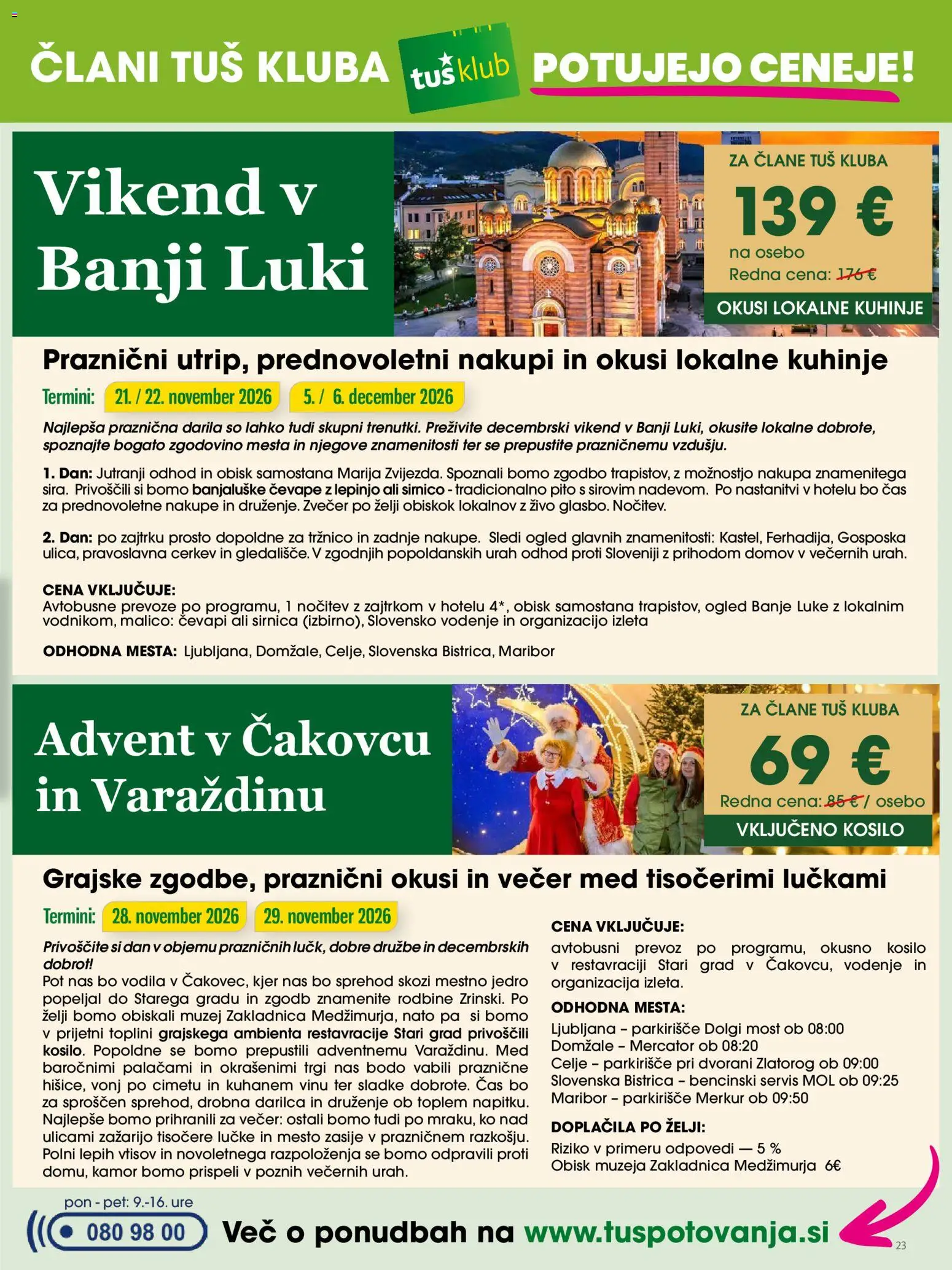 Novi Tuš katalog ponudbe – veljaven od 09.10.2026 | Stran: 23 | Izdelki: Med