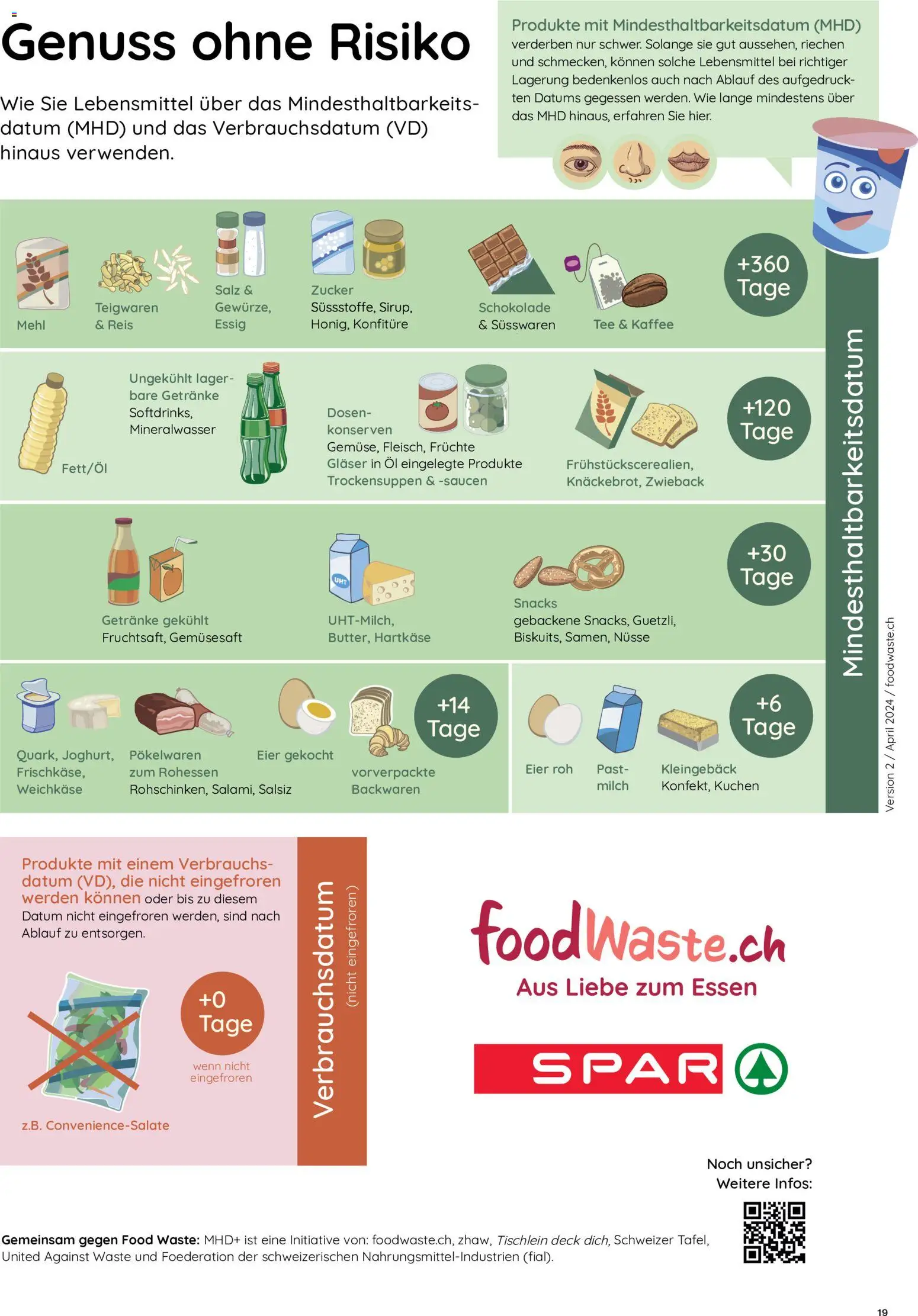 SPAR - SPAR Handels AG – gültig ab 21.05.2026 | Seite: 19 | Produkte: Mineralwasser, Milch, Teigwaren, Reis